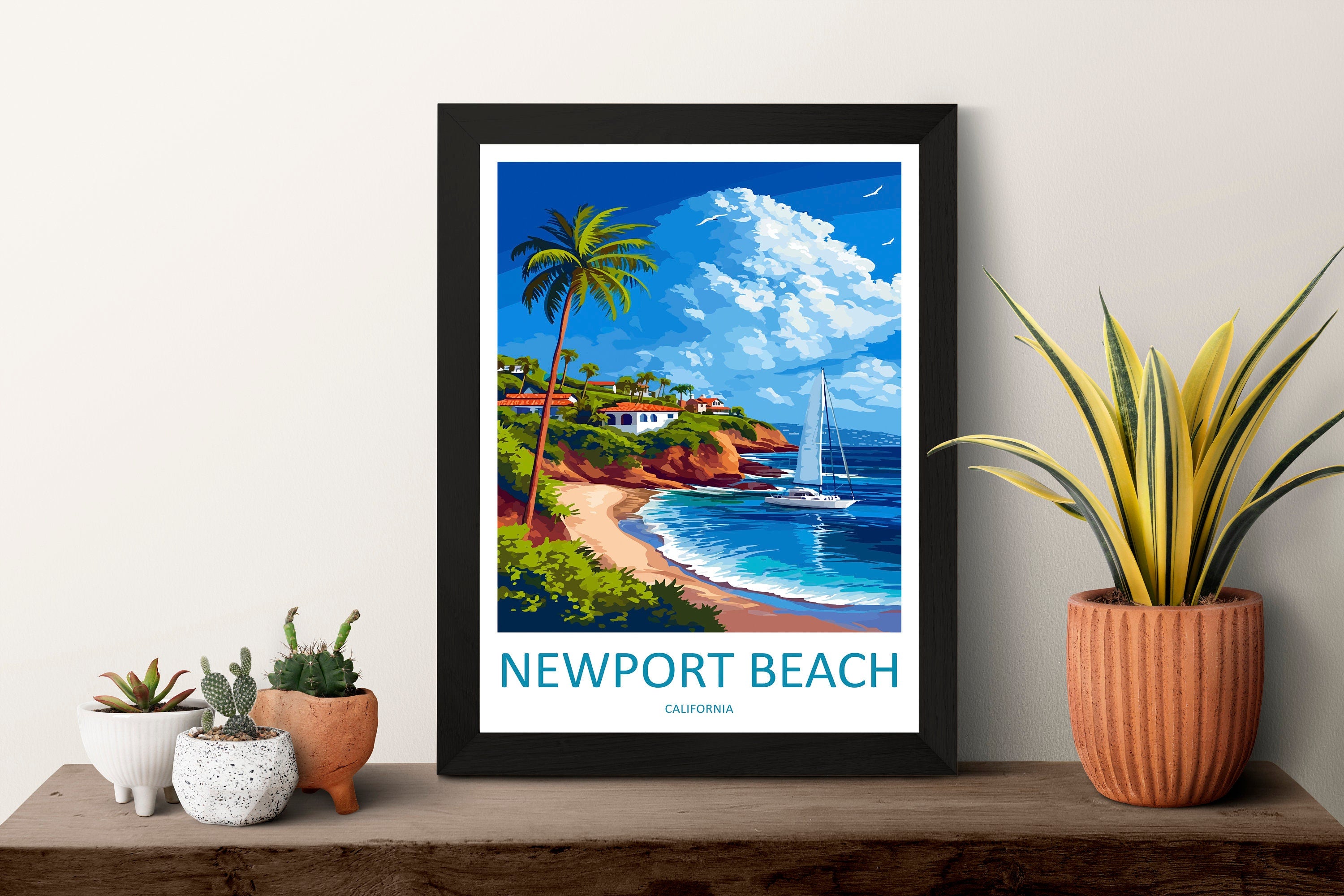 Newport Beach Travel Print