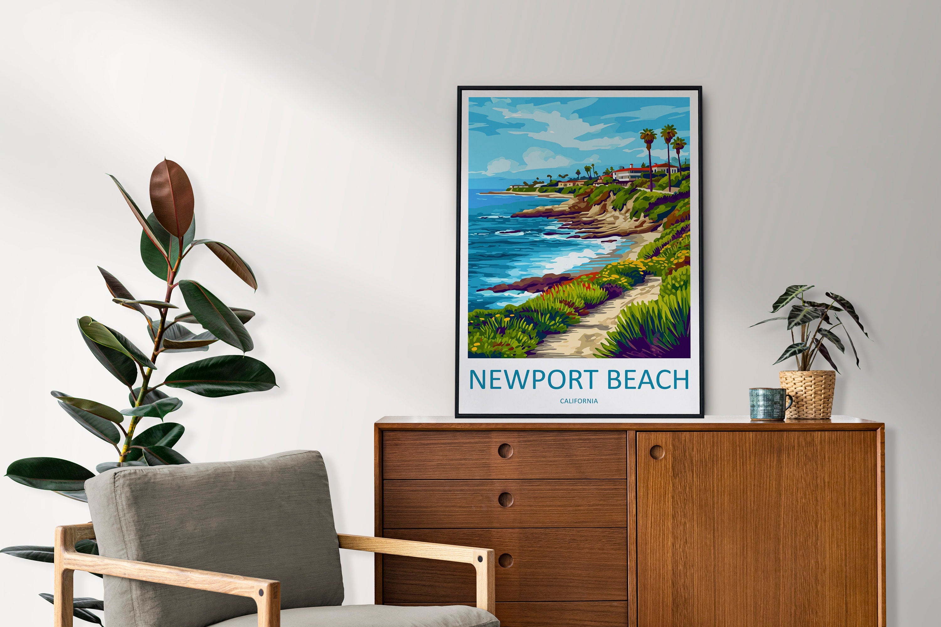 Newport Beach Travel Print