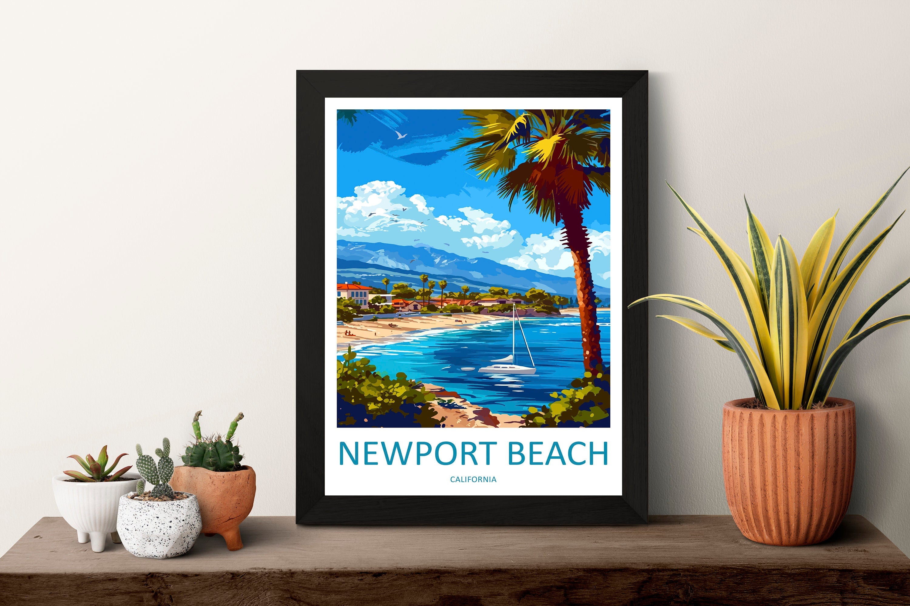 Newport Beach Travel Print