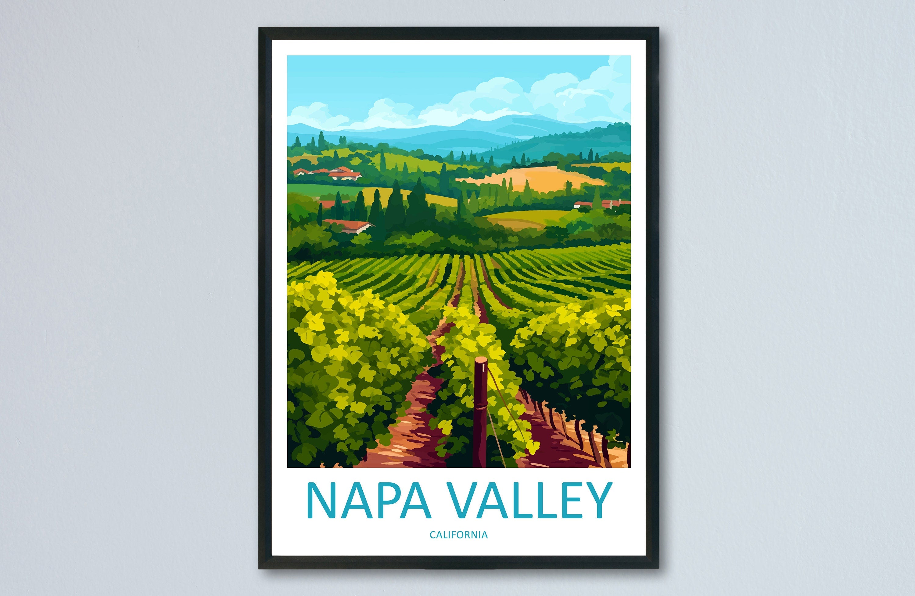 Napa Valley Travel Print