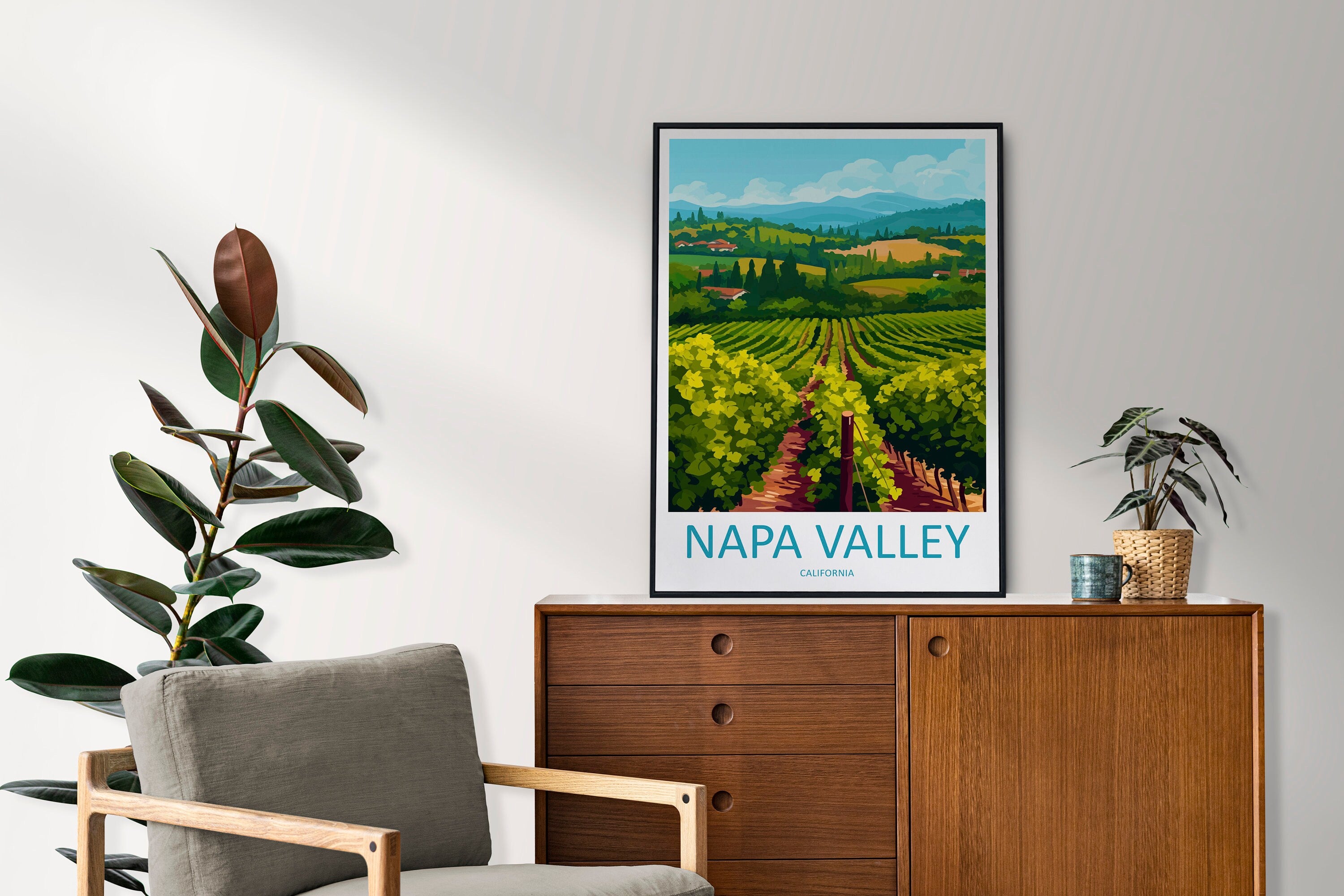 Napa Valley Travel Print