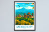 Mexico City Travel Print