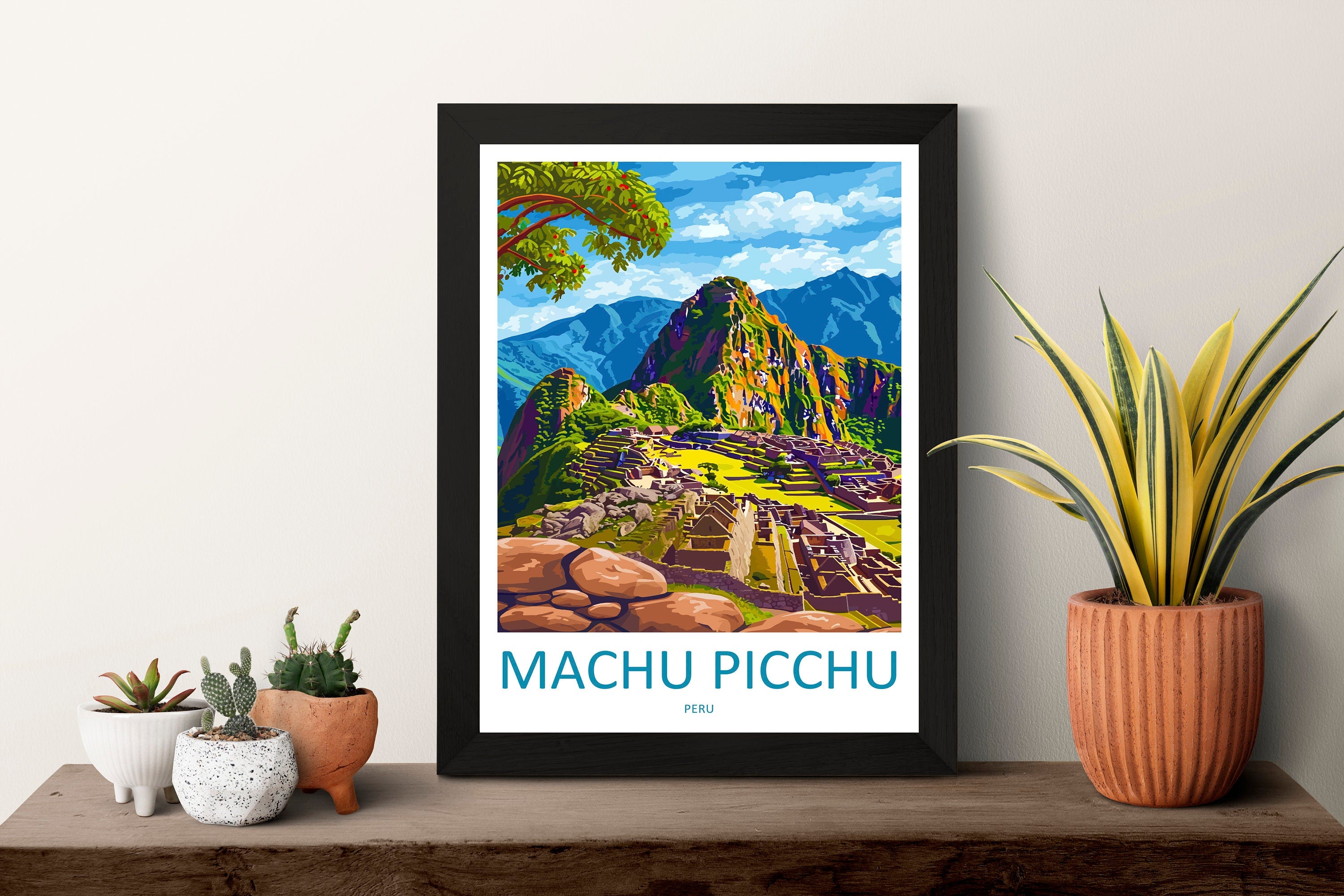 Machu Picchu Travel Print