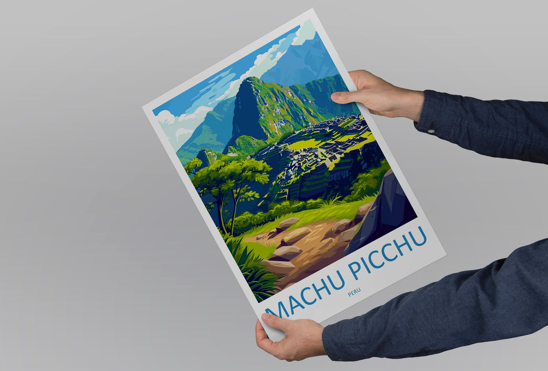 Machu Picchu Travel Print Wall Art Machu Picchu Wall Hanging Home Décor Machu Picchu Gift Art Lovers Peru Art Lover Gift Peru