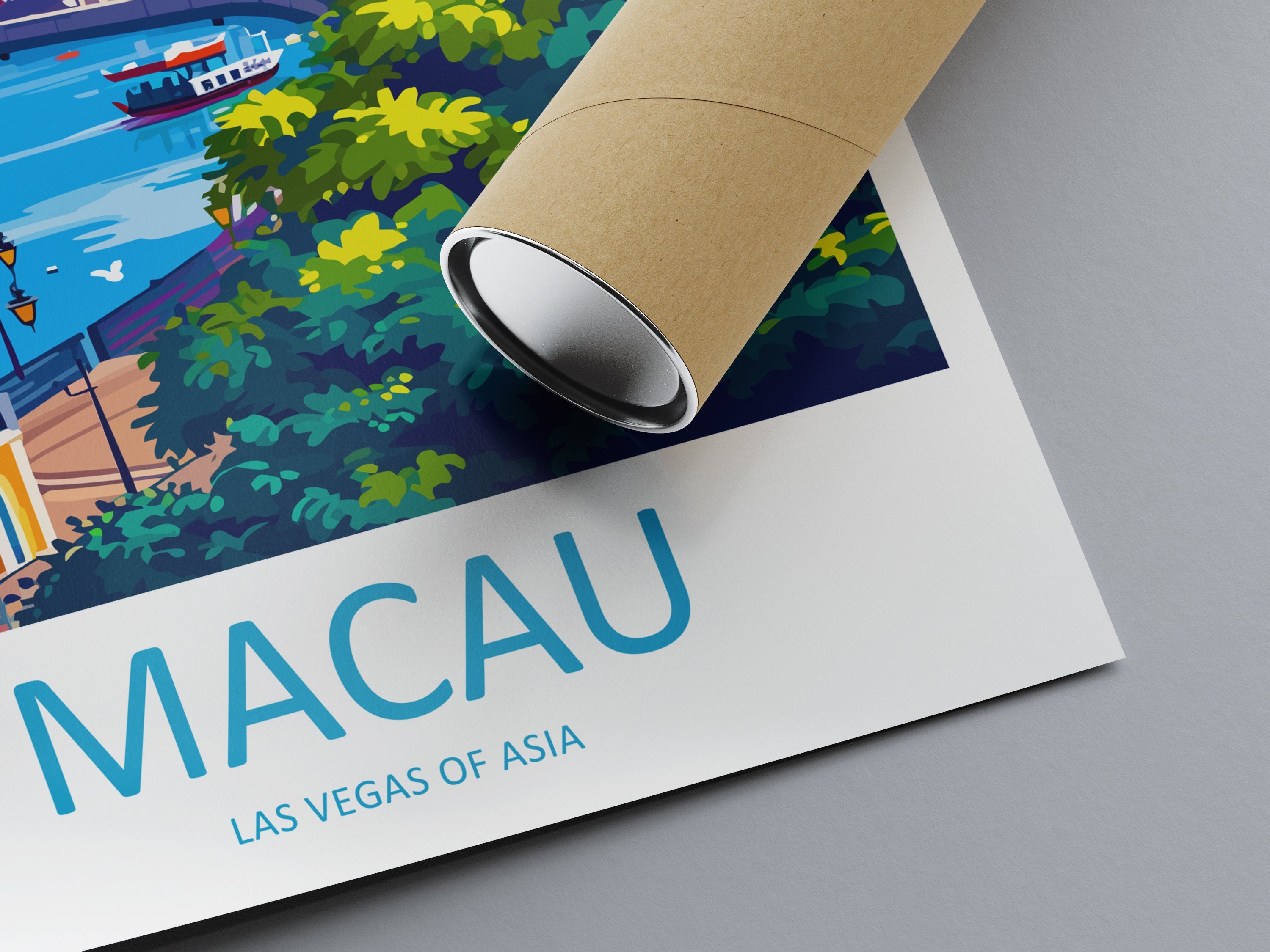 Macau Travel Print