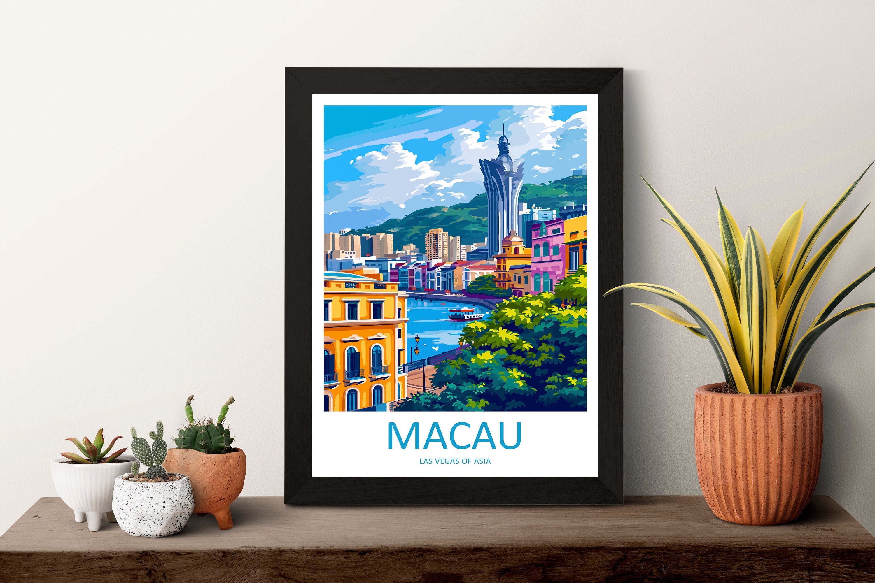 Macau Travel Print