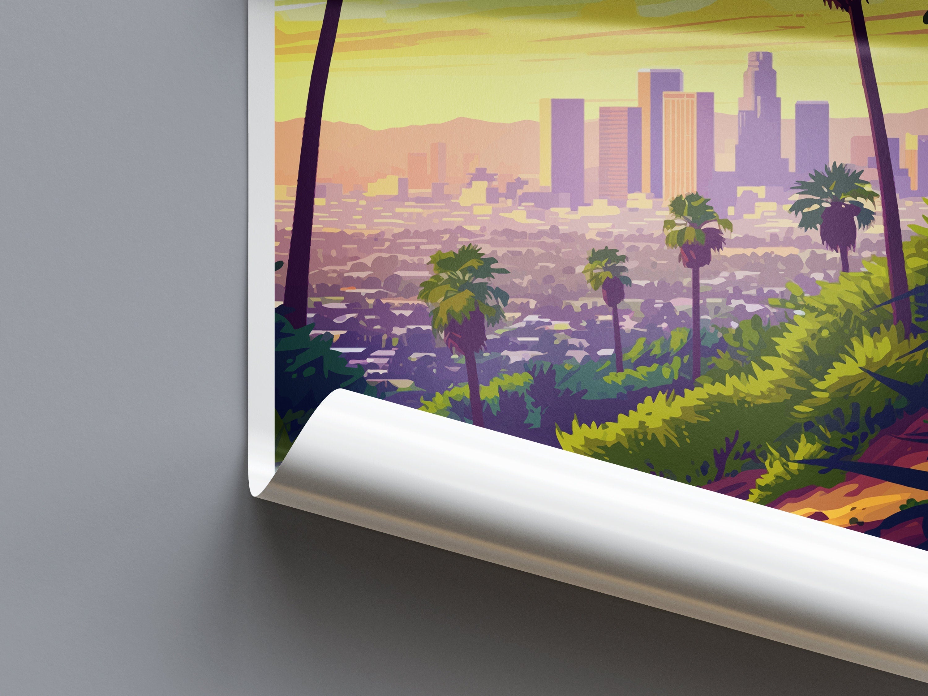 Los Angeles Travel Print