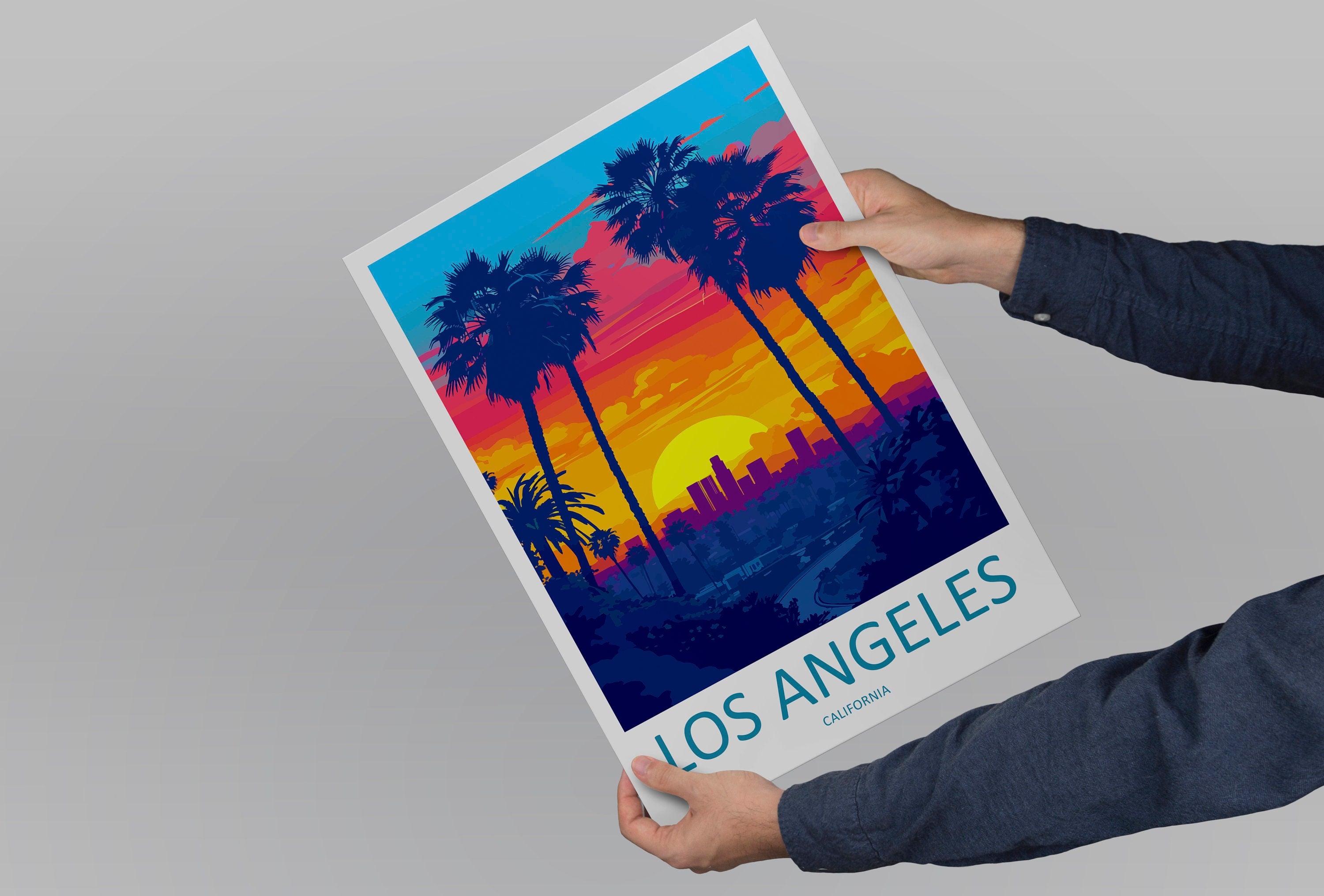 Los Angeles Travel Print