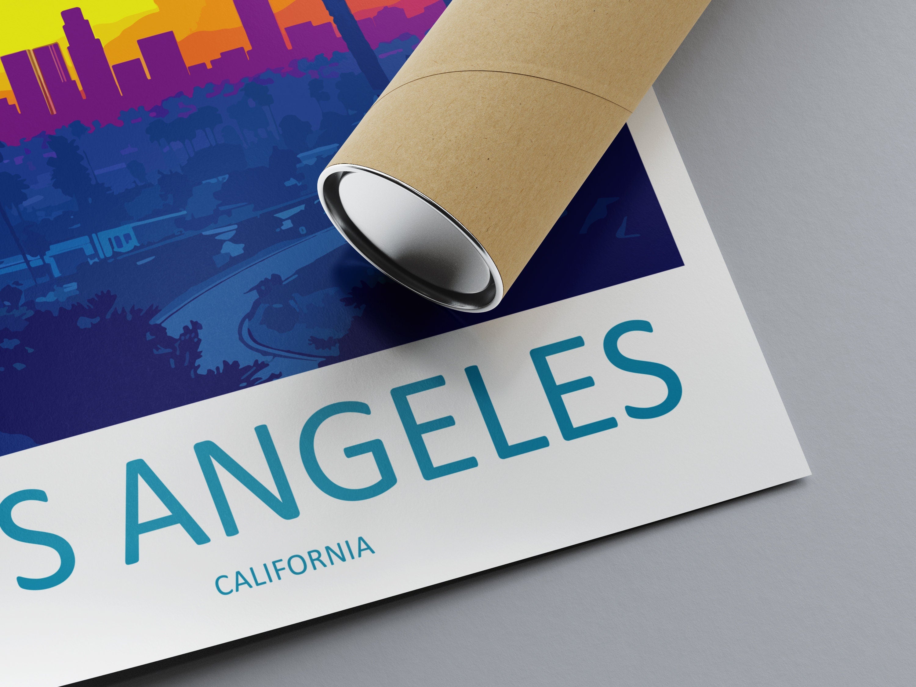 Los Angeles Travel Print