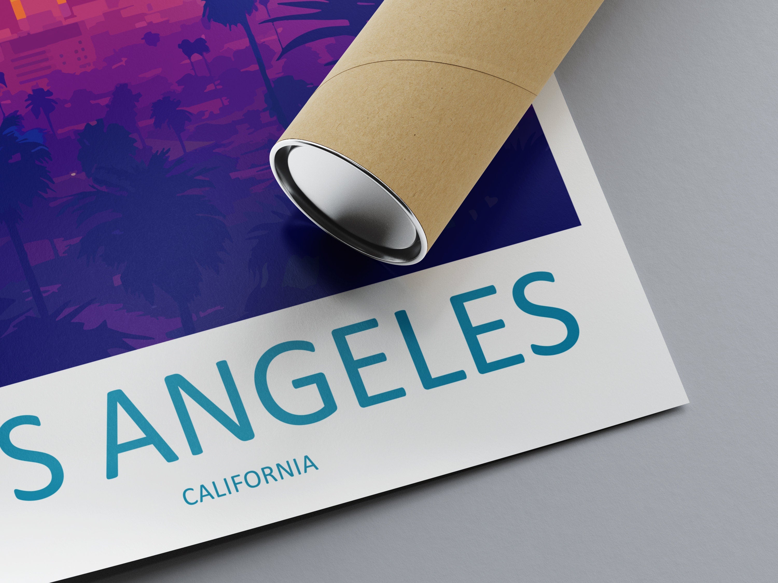 Los Angeles Travel Print