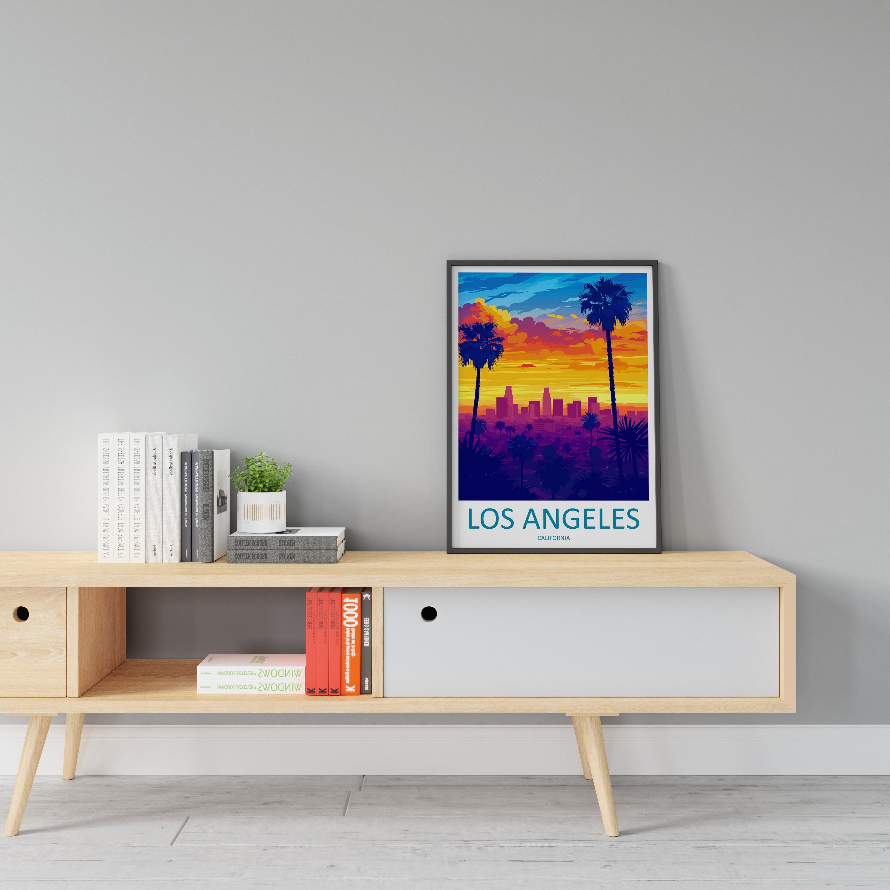 Los Angeles Travel Print