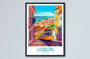 Lisbon Travel Print