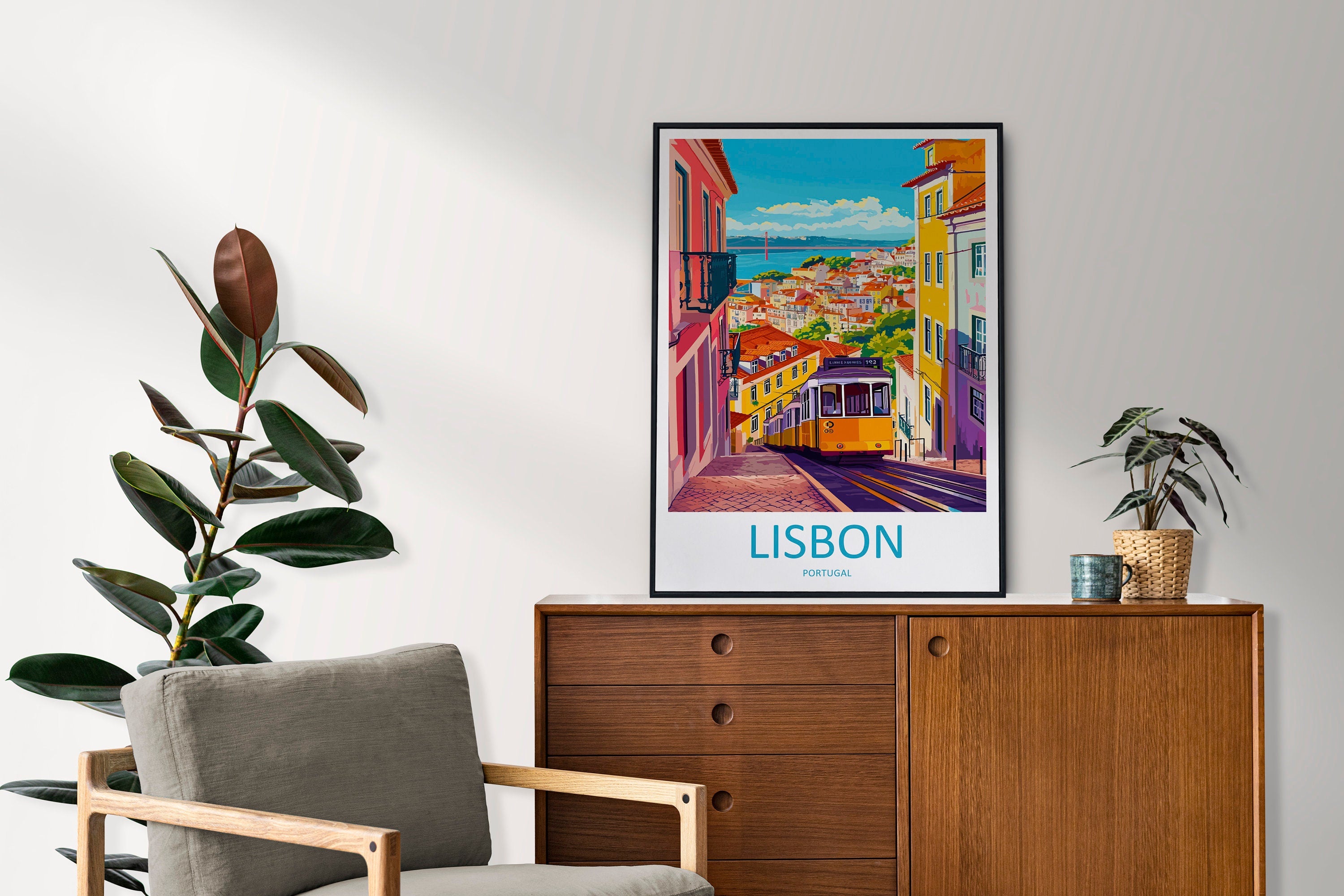 Lisbon Travel Print