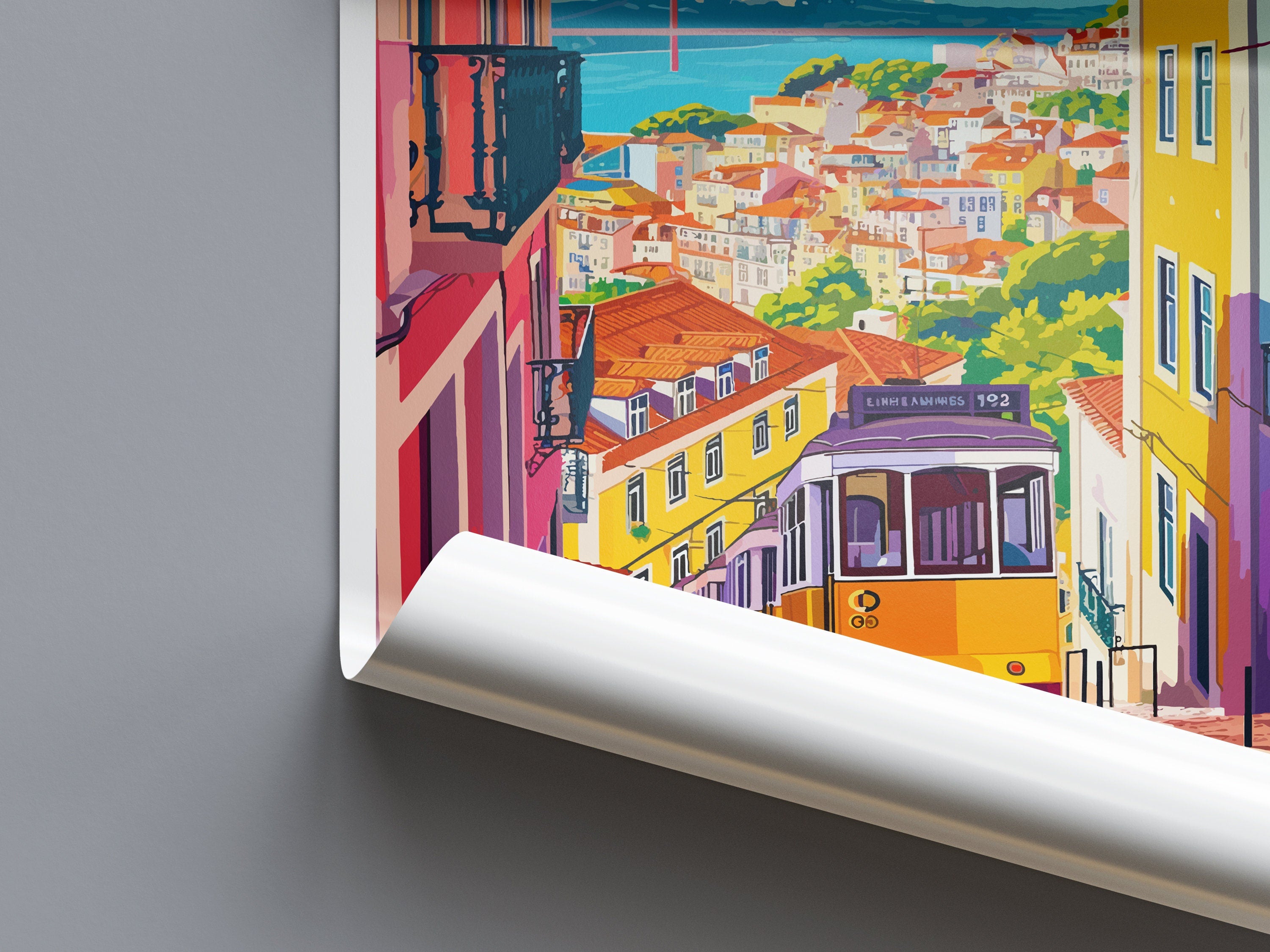 Lisbon Travel Print