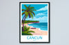 Cancun Travel Print