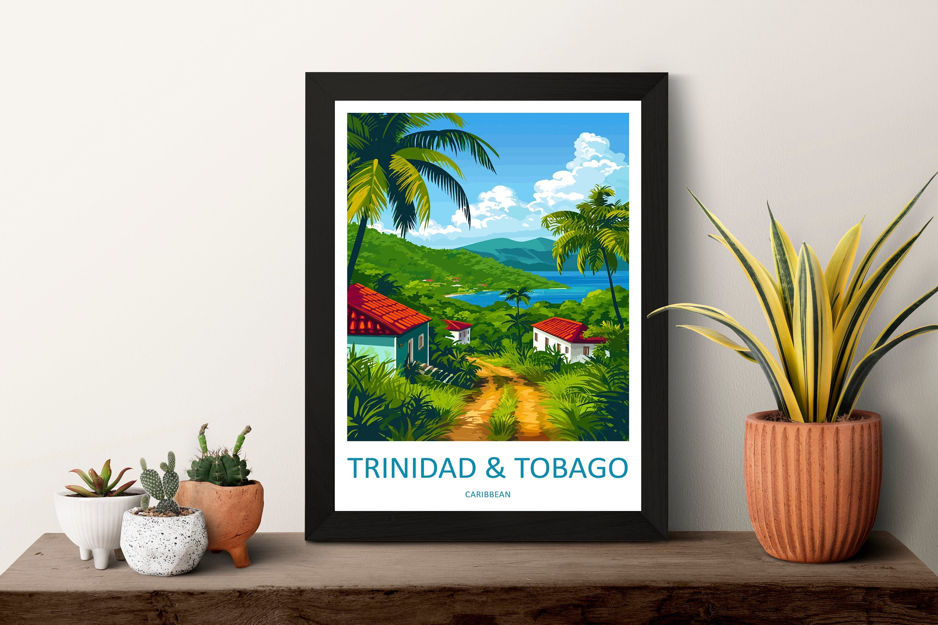 Trinidad and Tobago Travel Print