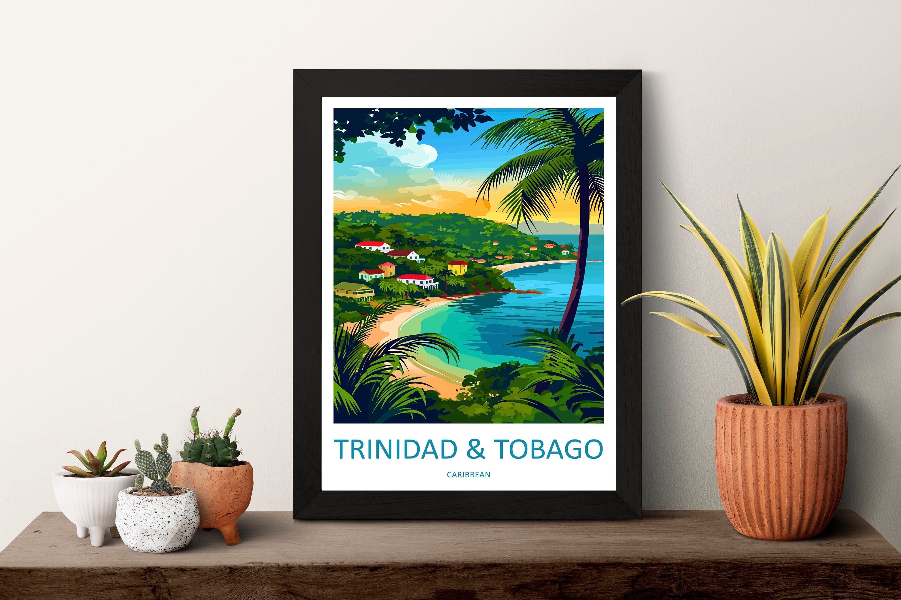 Trinidad and Tobago Travel Print