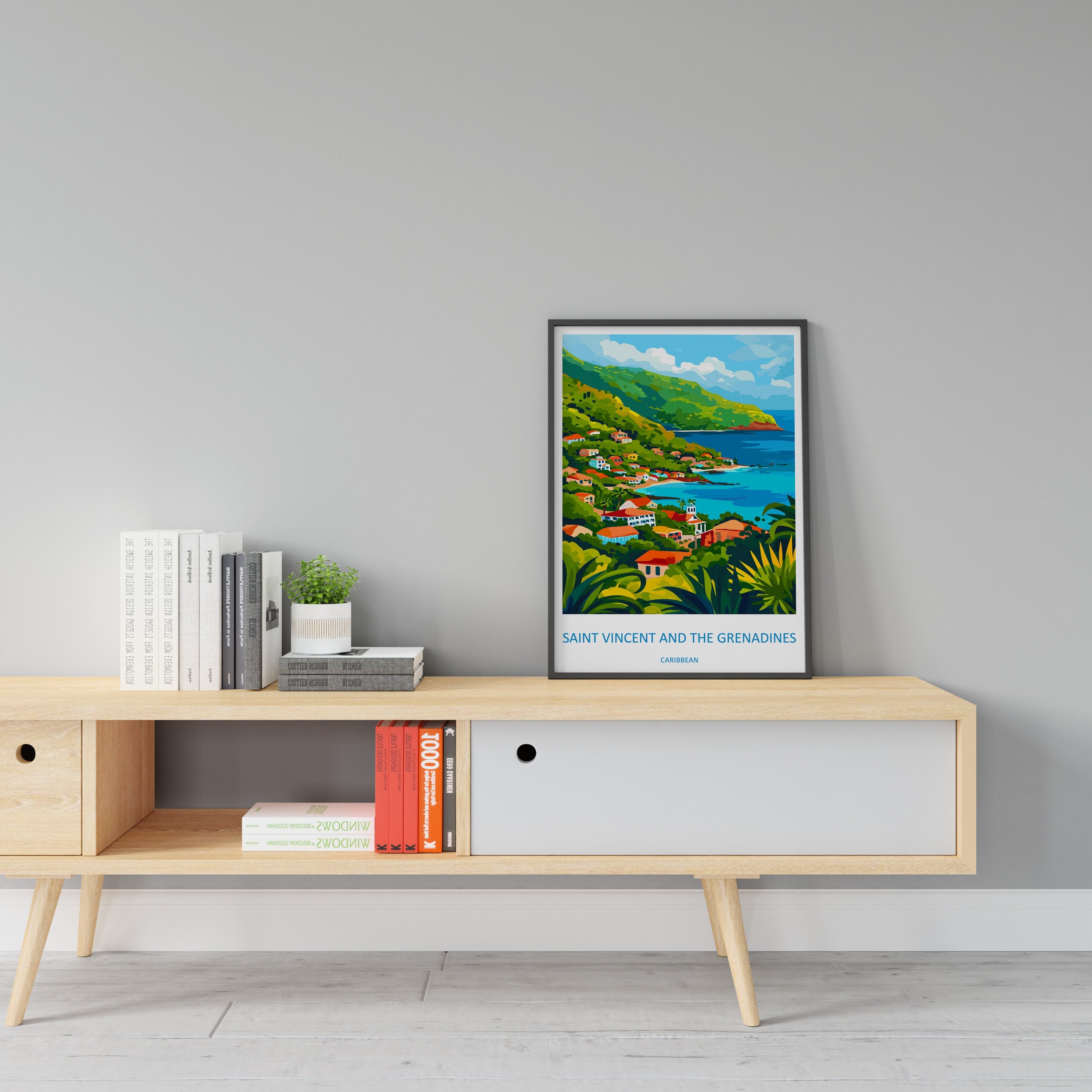 Saint Vincent & The Grenadines Travel Print