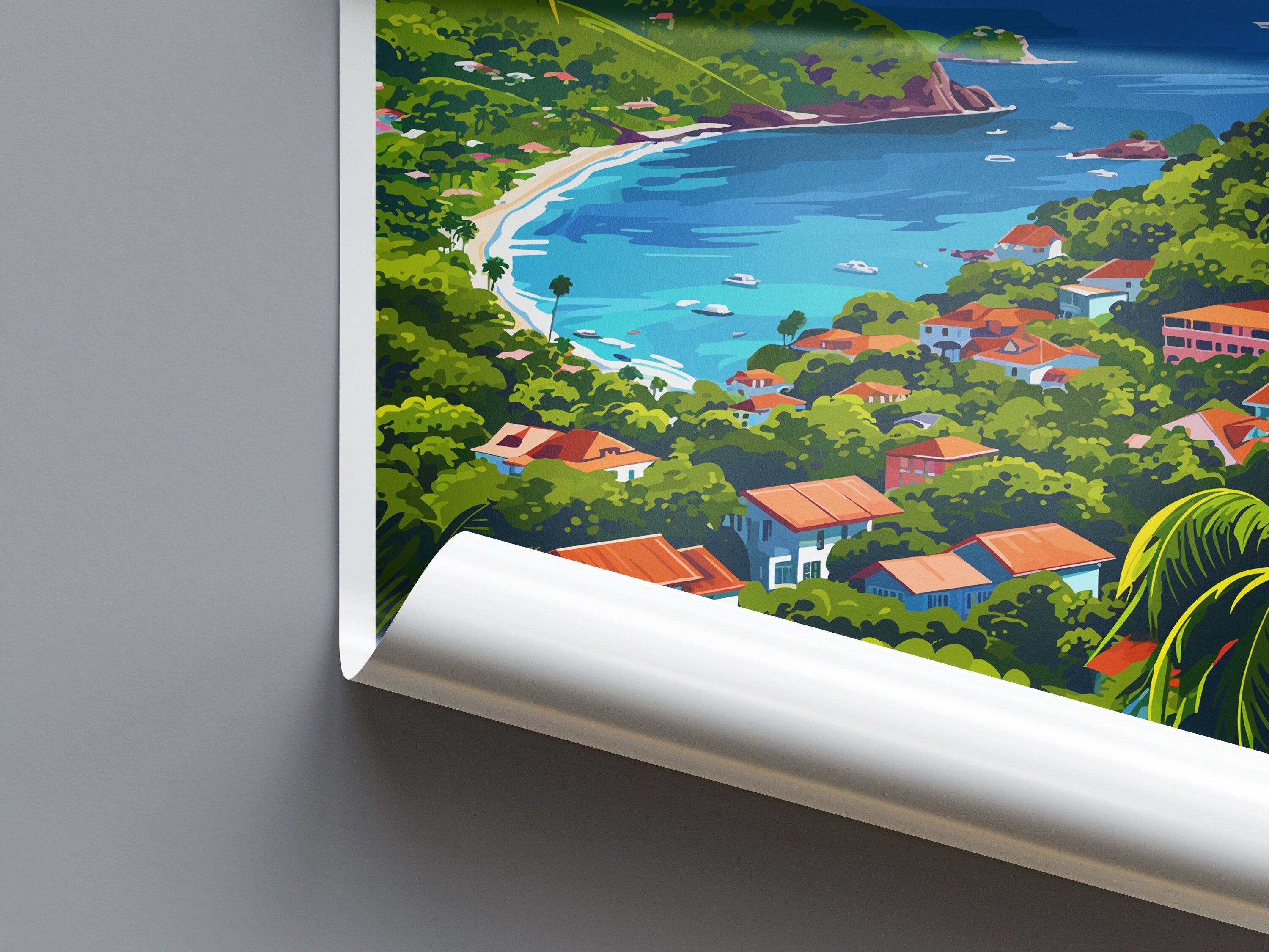 Saint Vincent & The Grenadines Travel Print