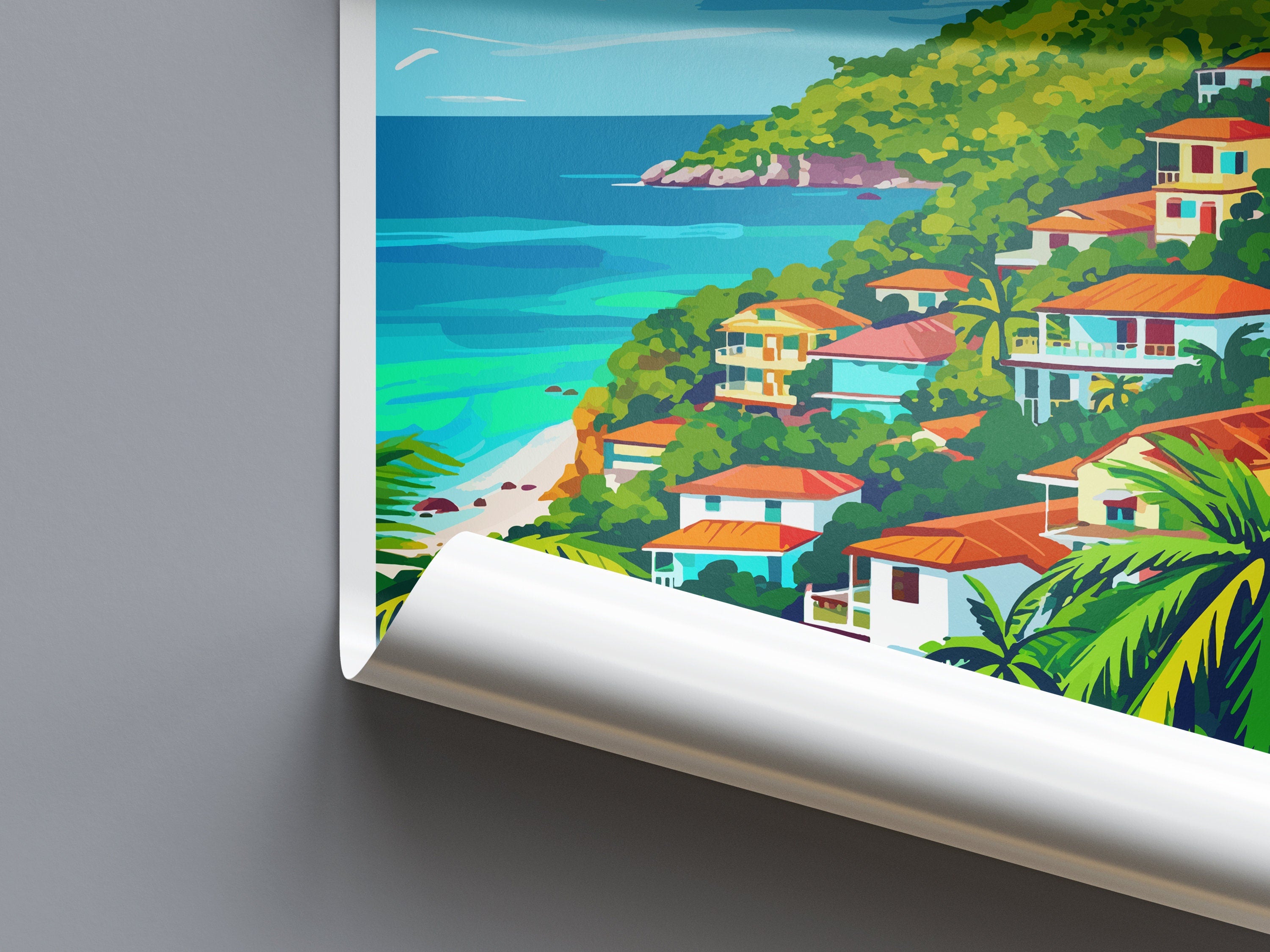 Grenada Travel Print