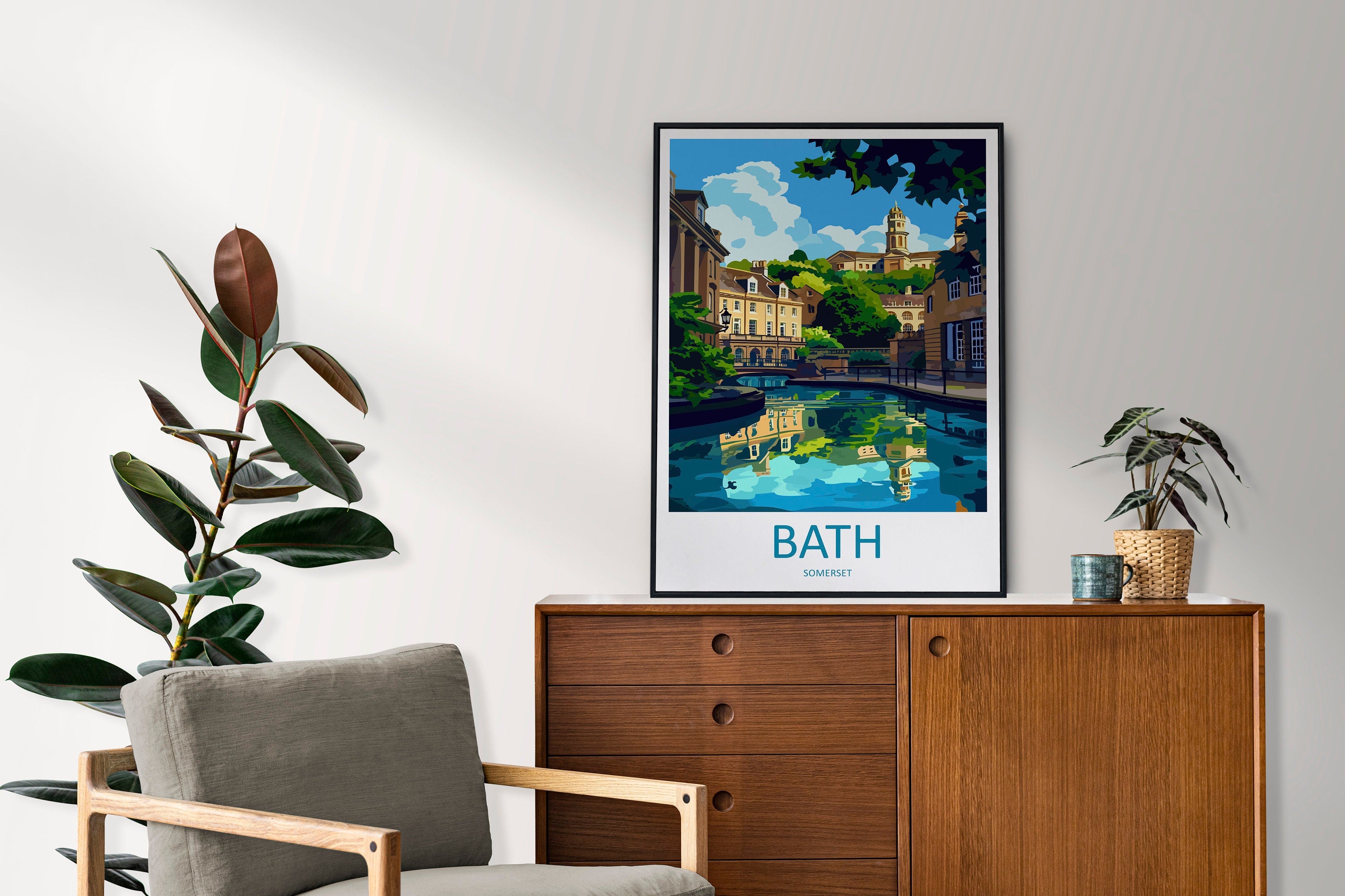 Bath Travel Print