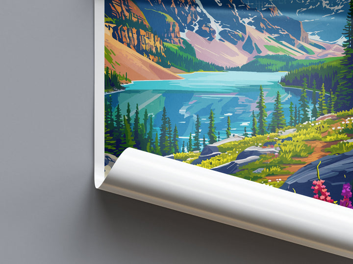 Banff National Park Travel Print Wall Art Banff Wall Hanging Home Décor Banff Gift Art Lovers Canada Art Lover Gift