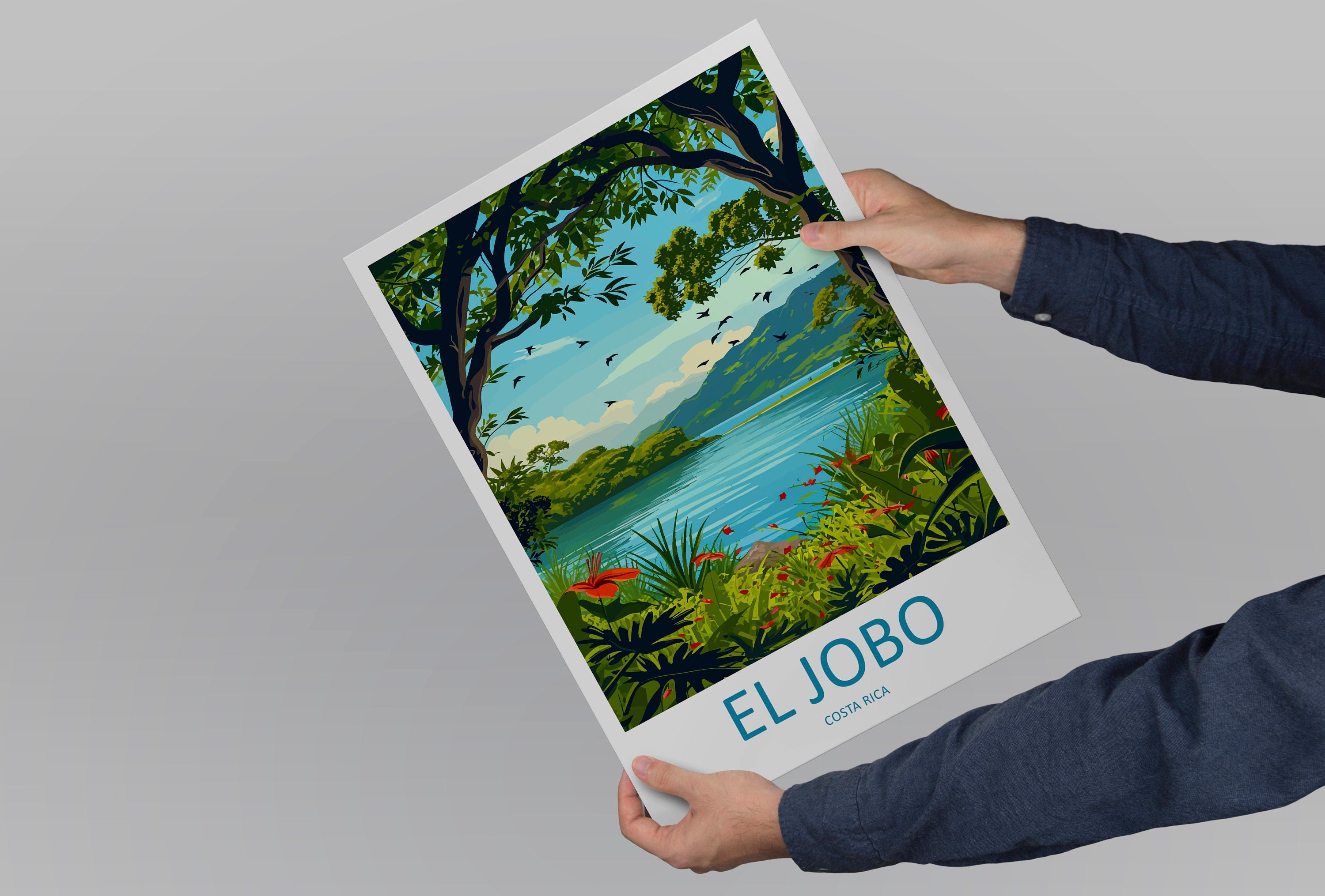 El Jobo Travel Print