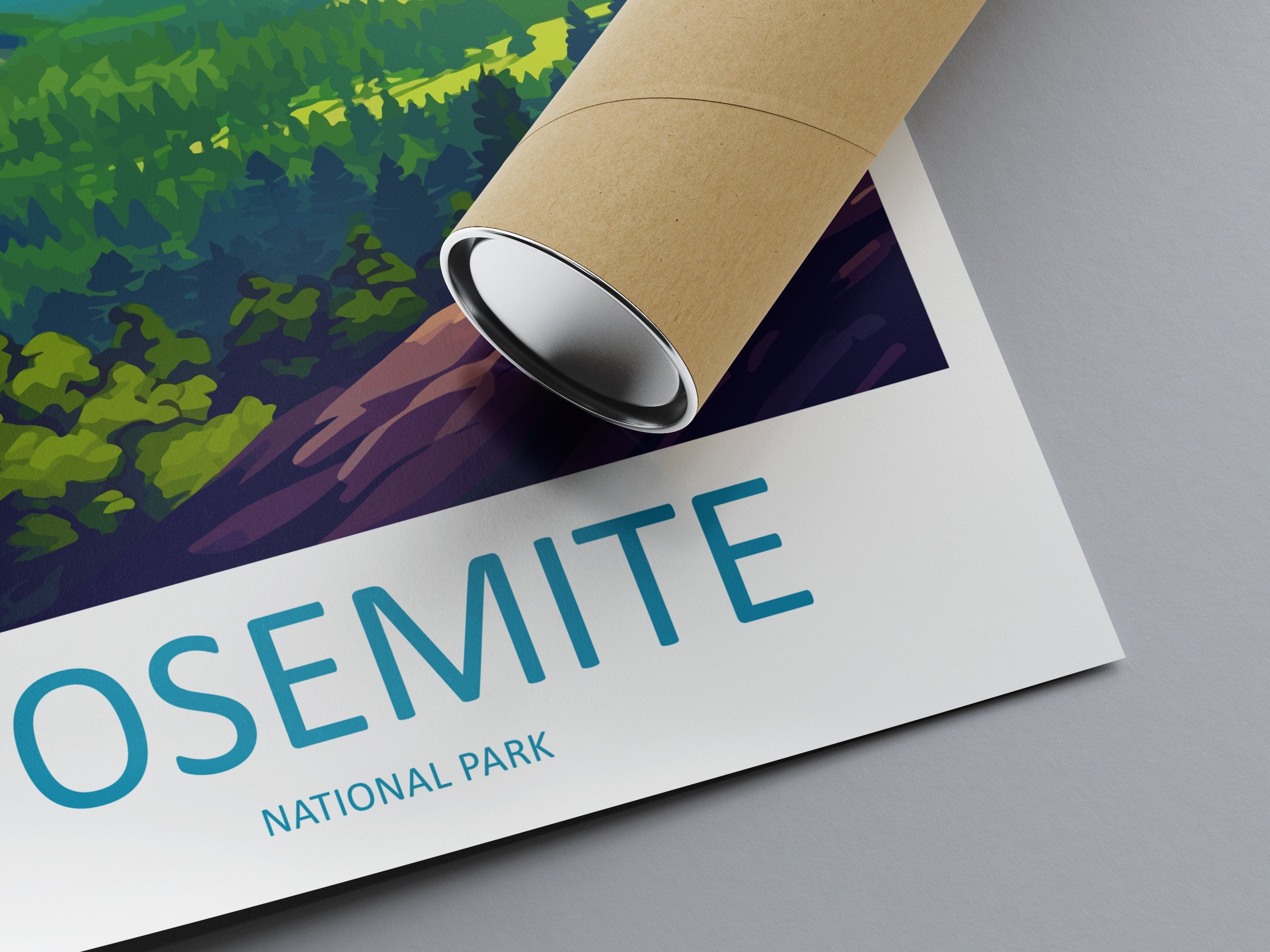 Yosemite Travel Print