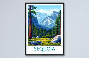 Sequoia National Park Travel Print