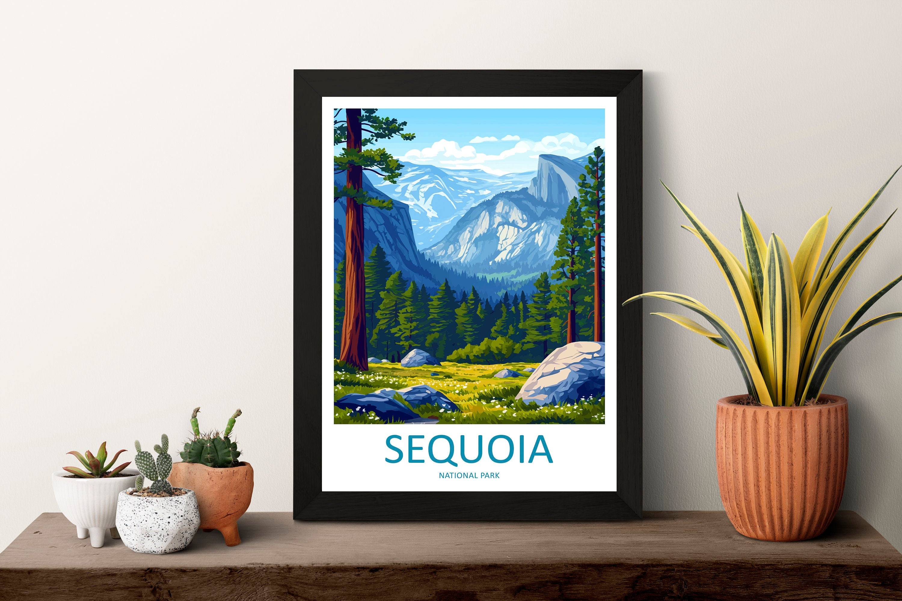 Sequoia National Park Travel Print