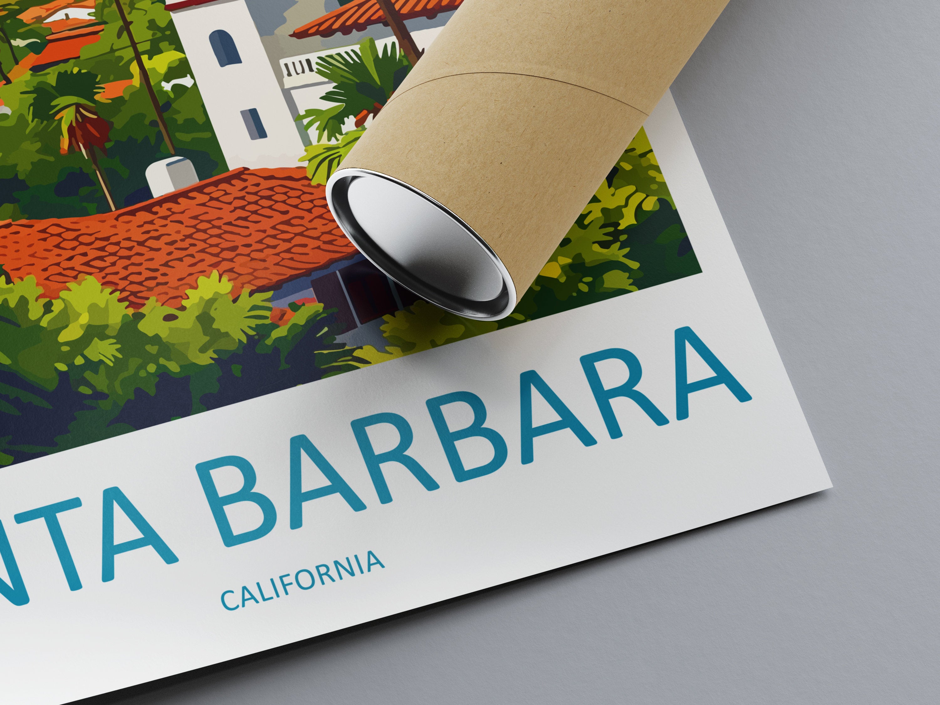 Santa Barbara Travel Print