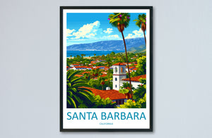 Santa Barbara Travel Print