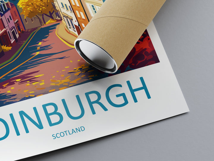 Edinburgh Cityscape Print Edinburgh Home Decor European City Art Print Edinburgh Wall Art Scotland Enthusiast Gift Wall Hanging Edinburgh