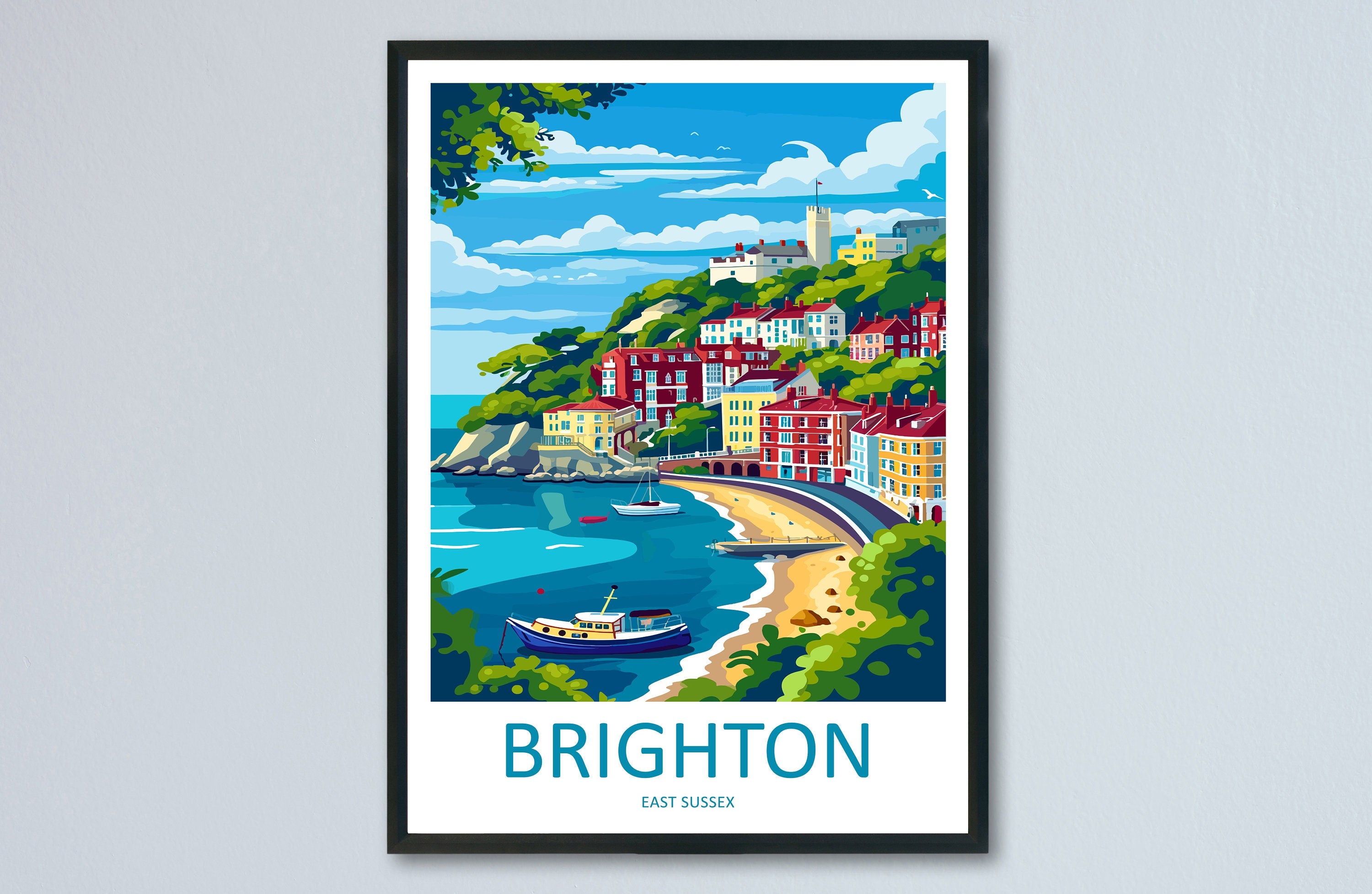 Brighton Travel Print