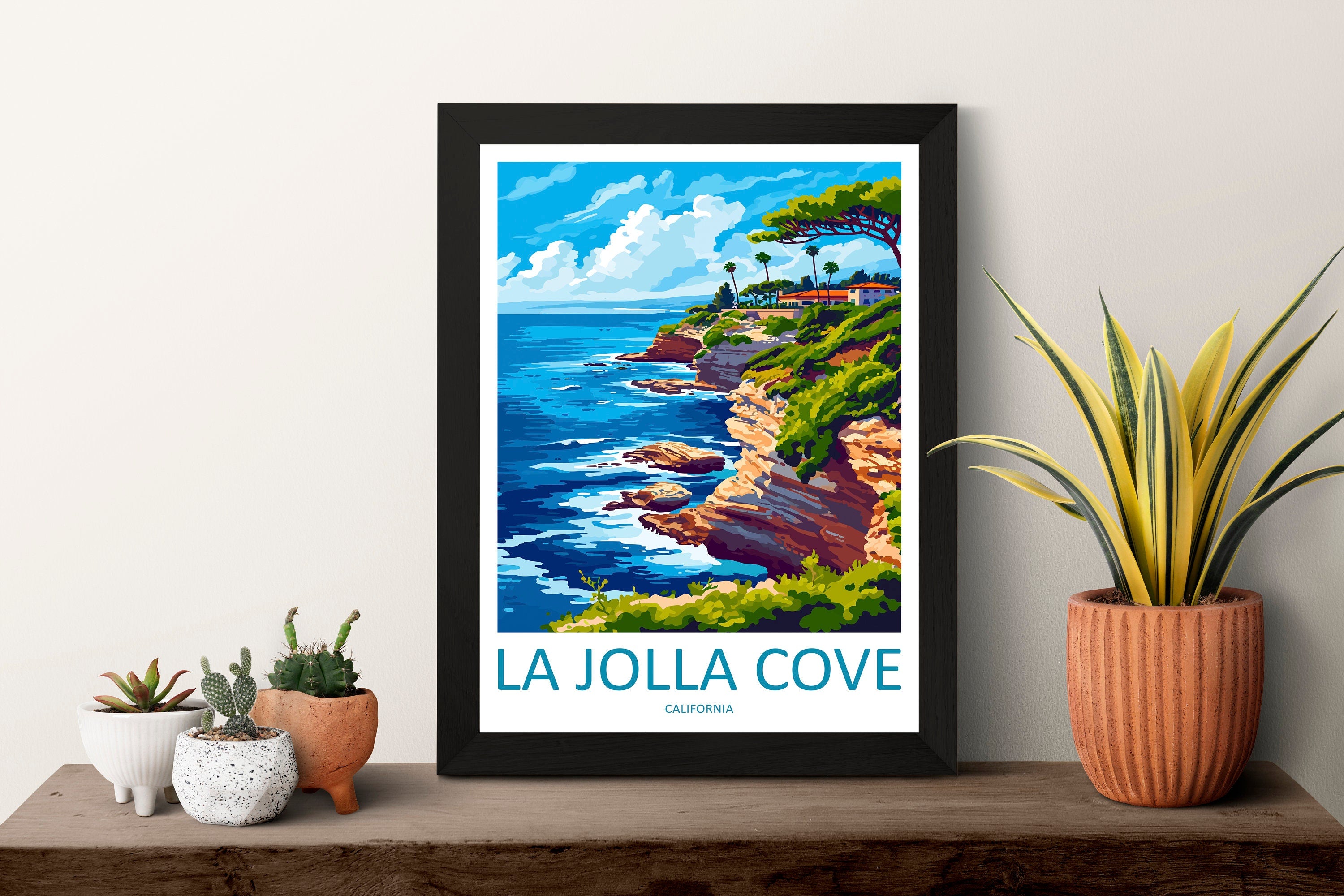 La Jolla Cove Travel Print