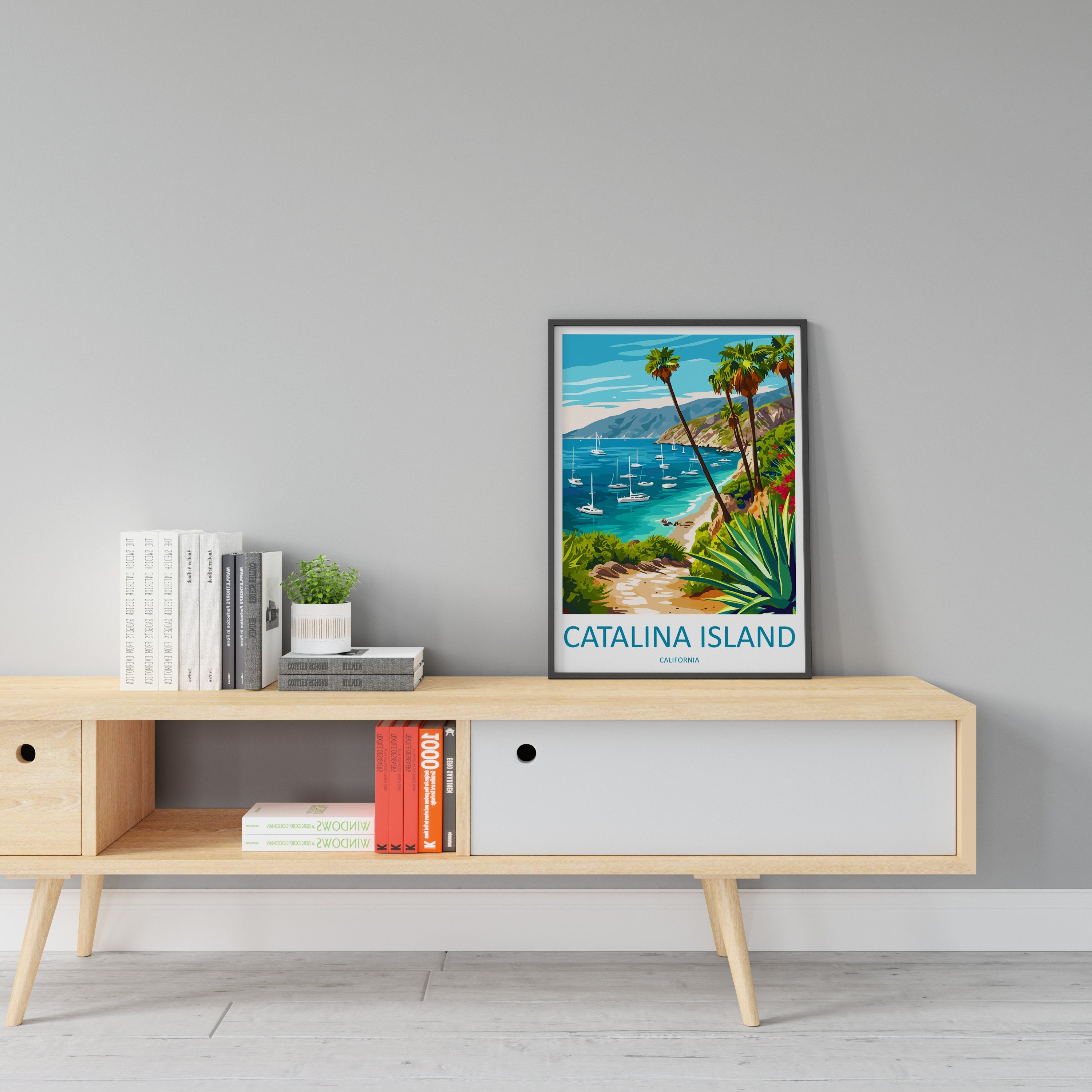 Catalina Island Travel Print