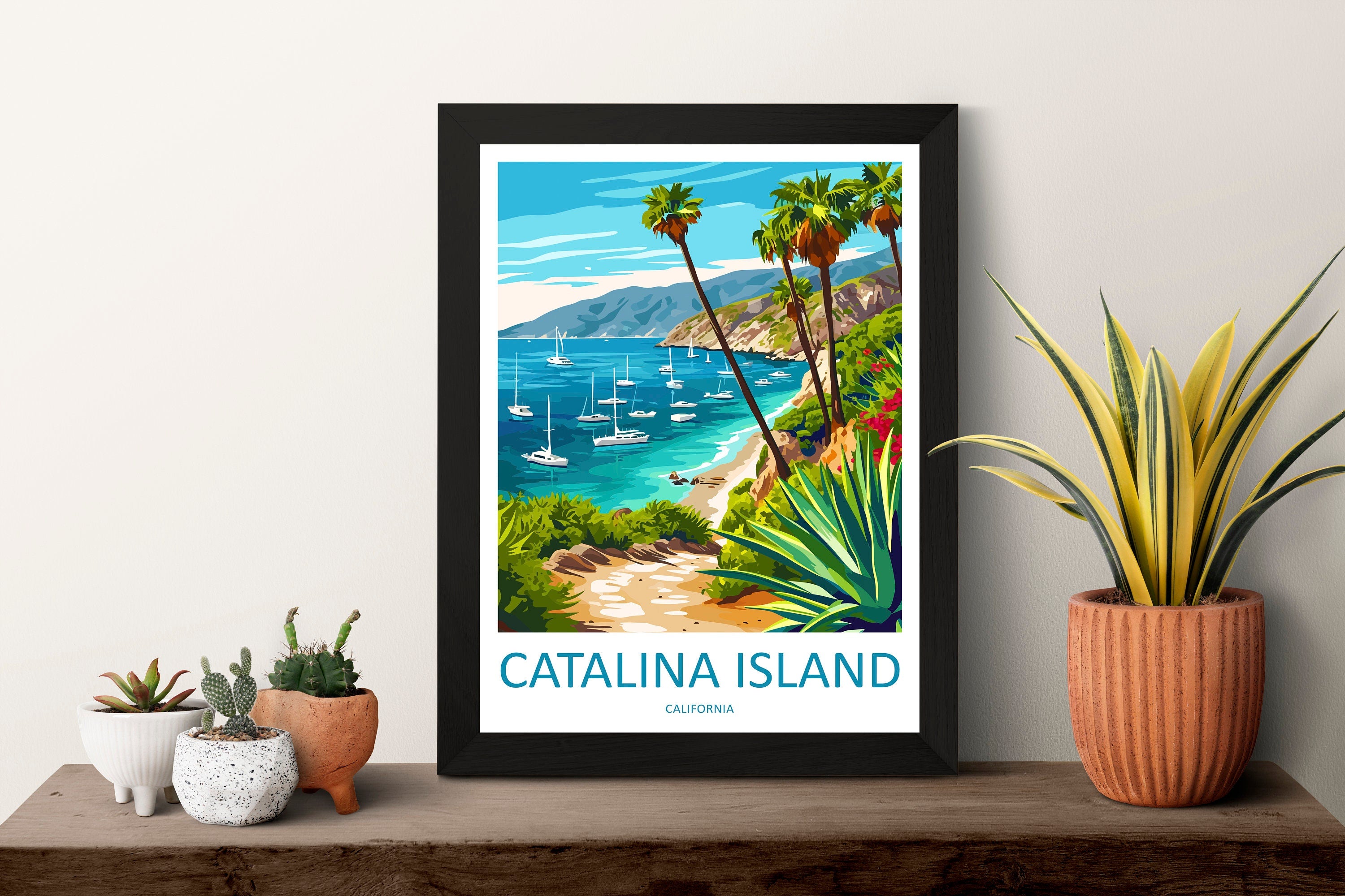 Catalina Island Travel Print