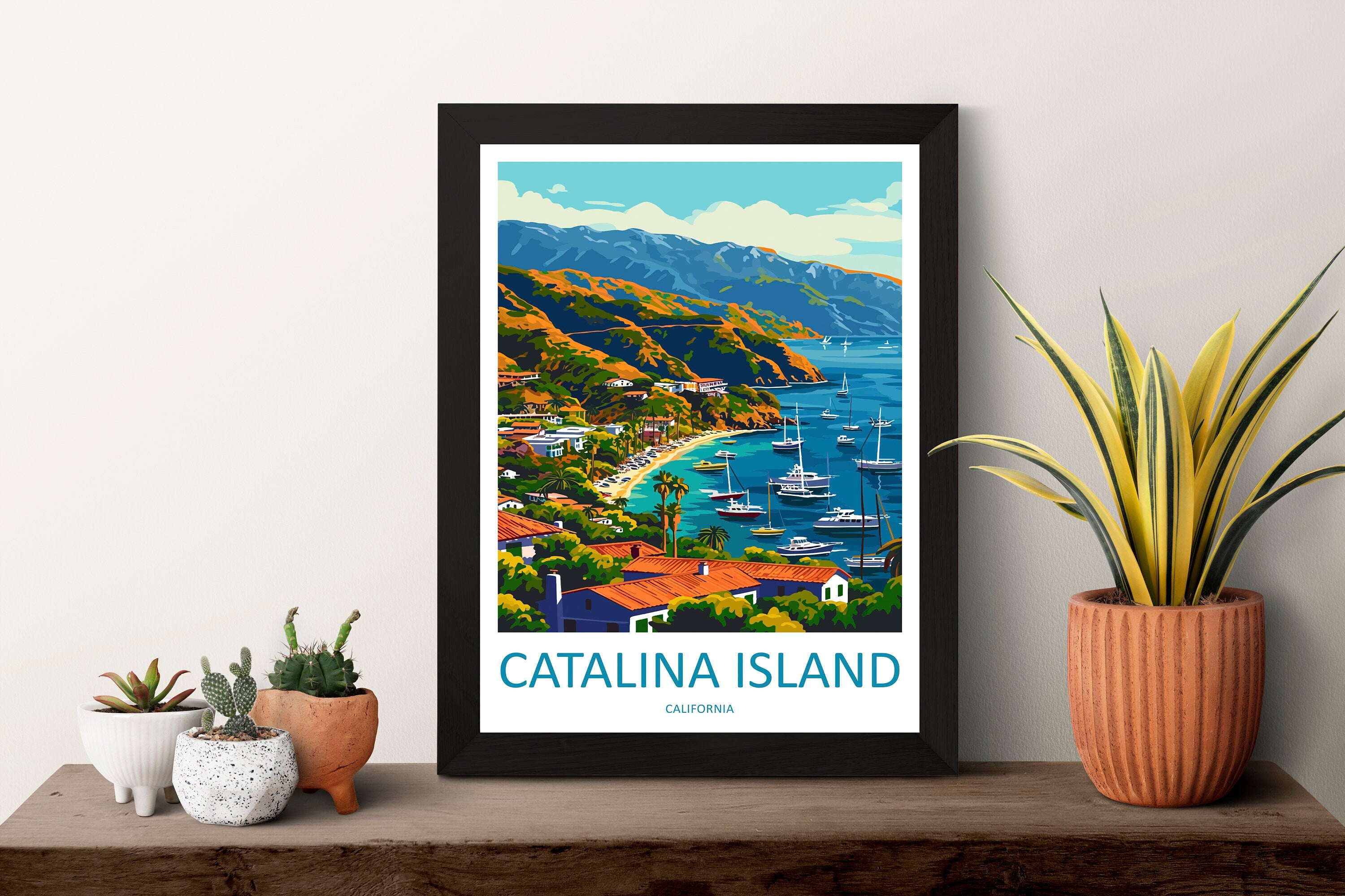 Catalina Island Travel Print