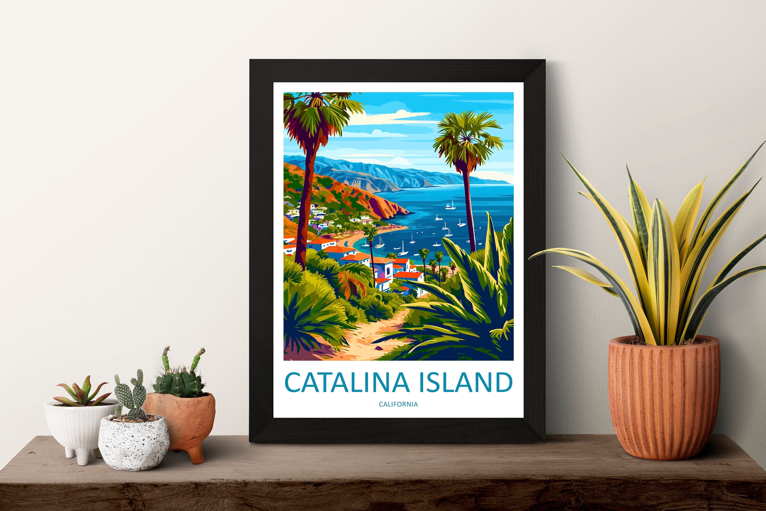 Catalina Island Travel Print