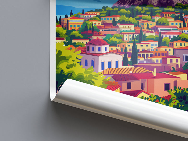 Athens Travel Print Wall Art Athens Greece Wall Hanging Home Decoration Athens Gift Art Lovers Wall Art Print Athens Greece Wall Poster Art