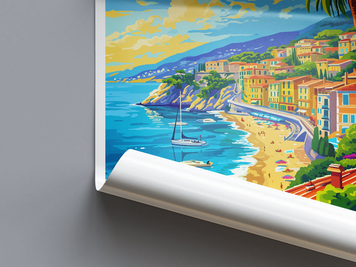 Nice France Print Nice France Home Decor Cityscape Art Print Nice France Wall Art for Travel Enthusiast Gift Wall Hanging Nice France Poster