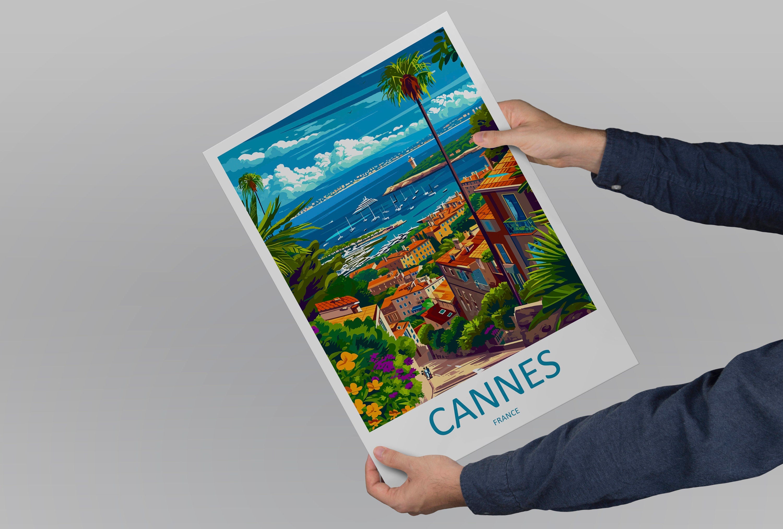 Cannes Travel Print