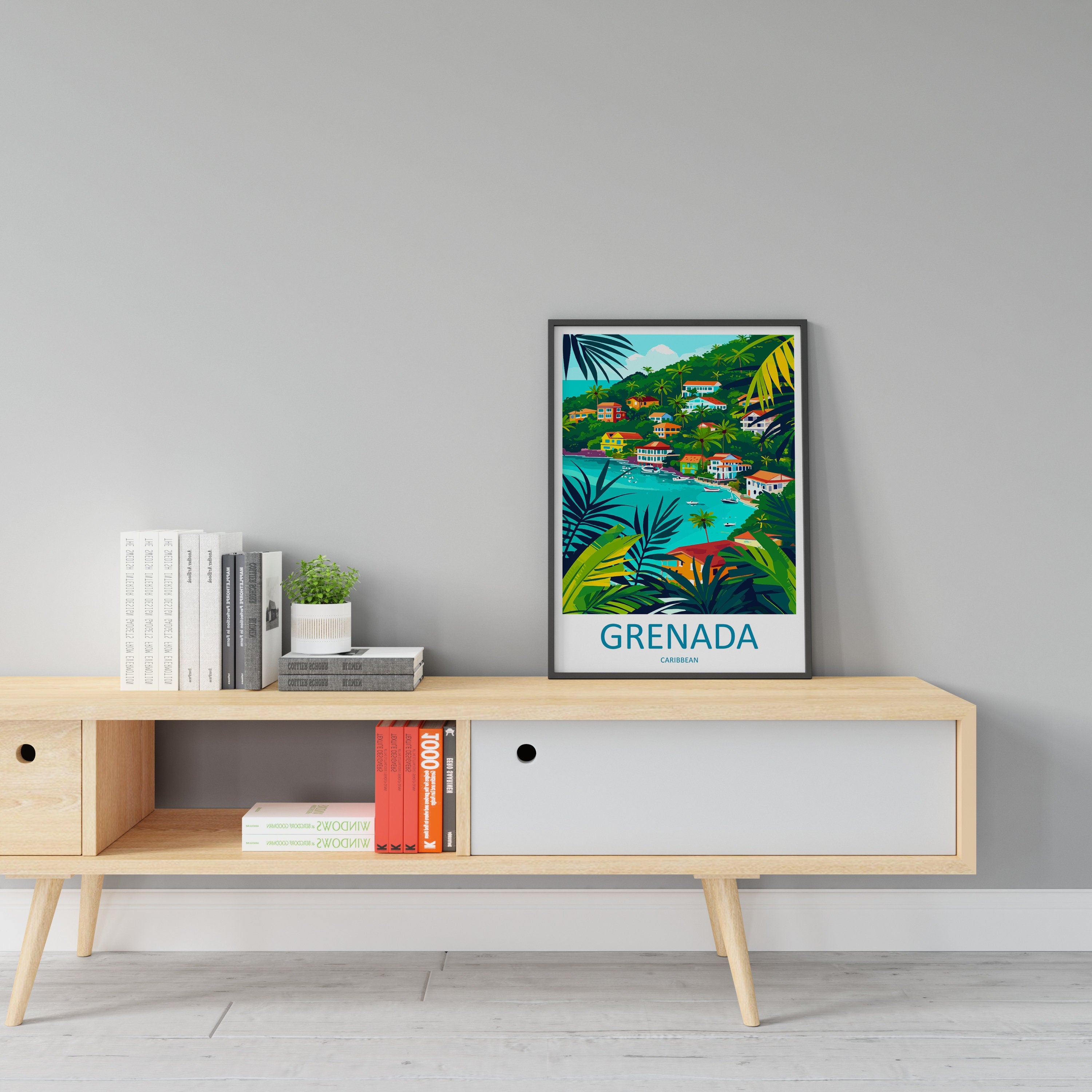 Grenada Travel Print