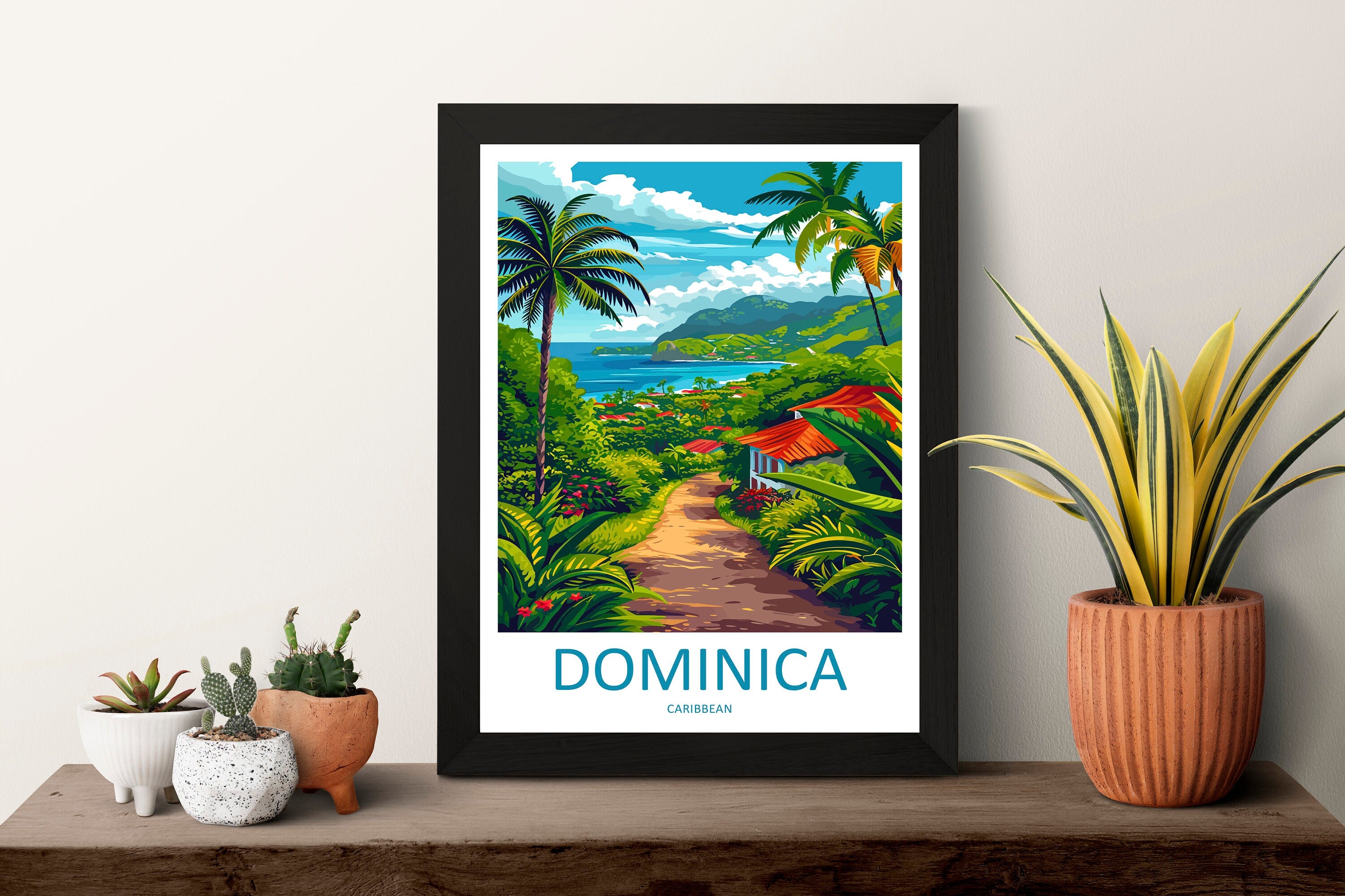 Dominica Travel Print