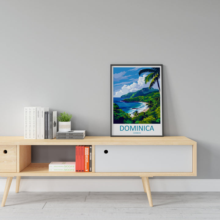 Dominica Travel Print Wall Art Dominica Wall Hanging Home Décor Dominica Gift Art Lovers Wall Art Caribbean Travel Print Poster Gift