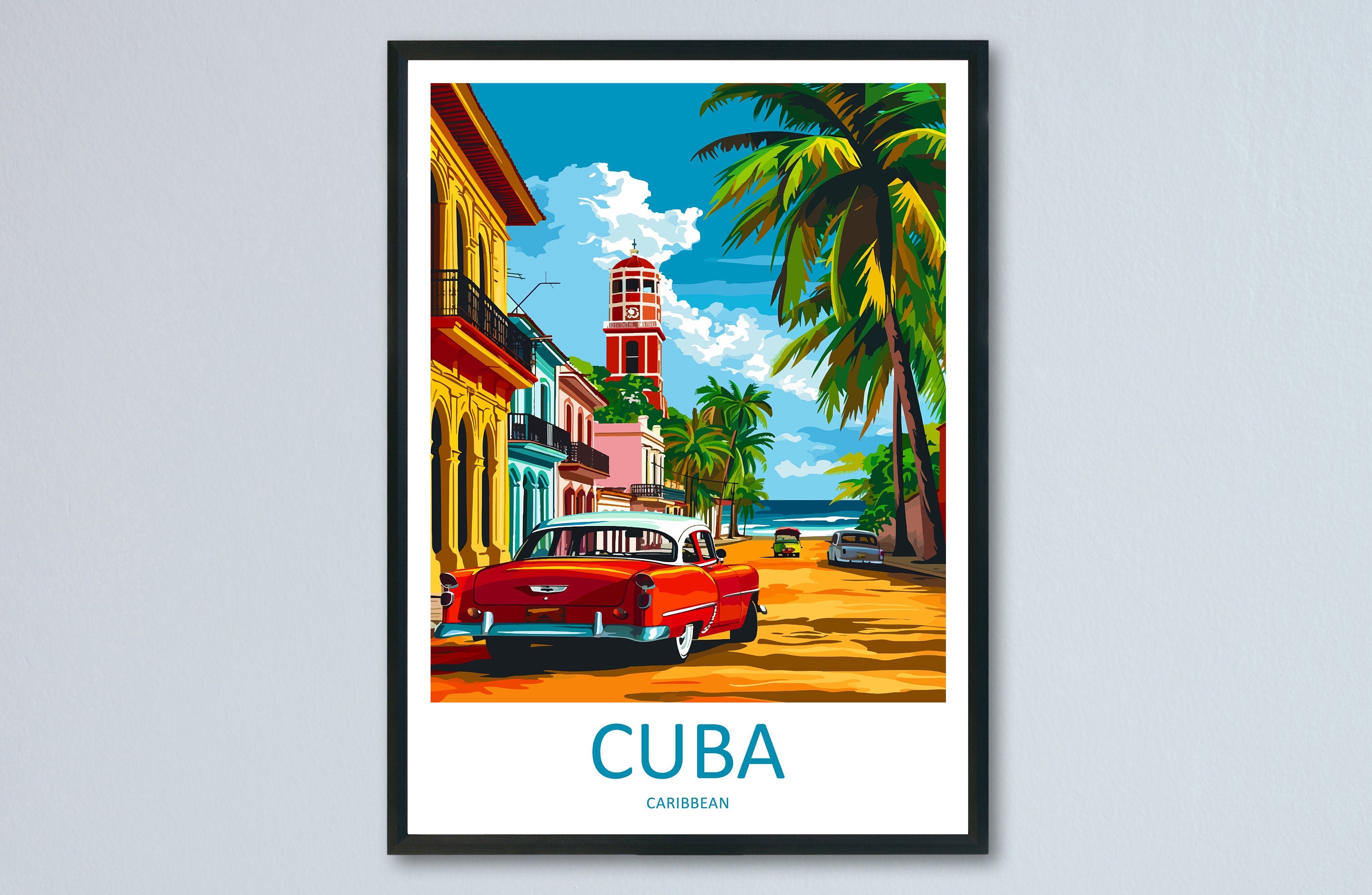 Cuba Travel Print