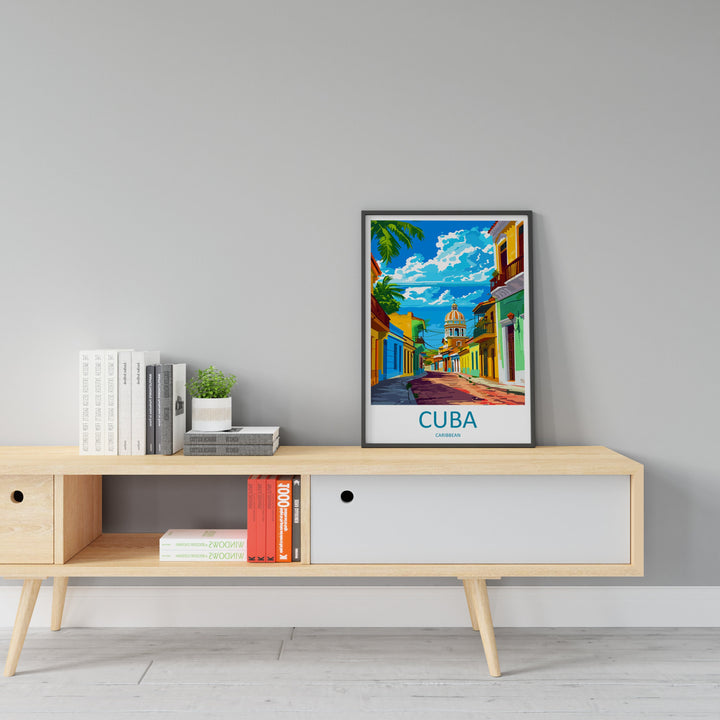 Cuba Travel Print Wall Art Cuba Wall Hanging Home Décor Cuba Gift Art Lovers Wall Art Caribbean Travel Print Poster Gift For Caribbean Art