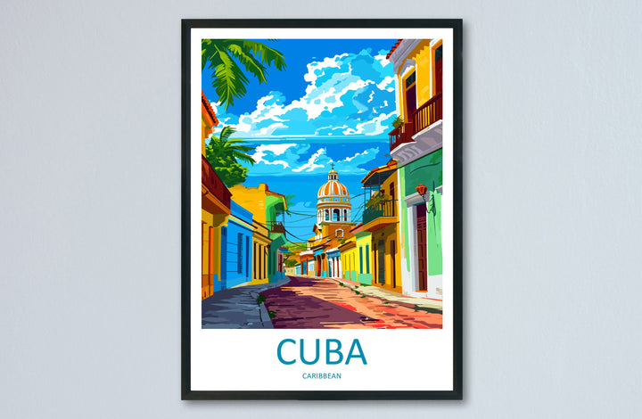 Cuba Travel Print Wall Art Cuba Wall Hanging Home Décor Cuba Gift Art Lovers Wall Art Caribbean Travel Print Poster Gift For Caribbean Art