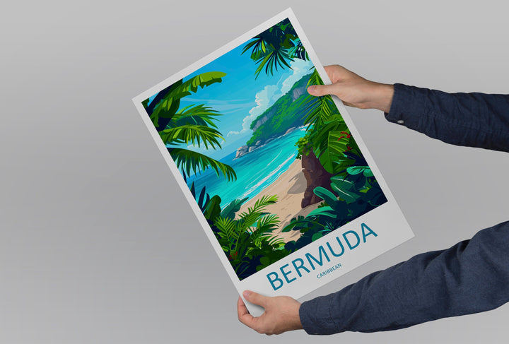 Bermuda Travel Print Wall Art Bermuda Wall Hanging Home Décor Bermuda Gift Art Lovers Wall Art Caribbean Travel Print Bermuda Decor