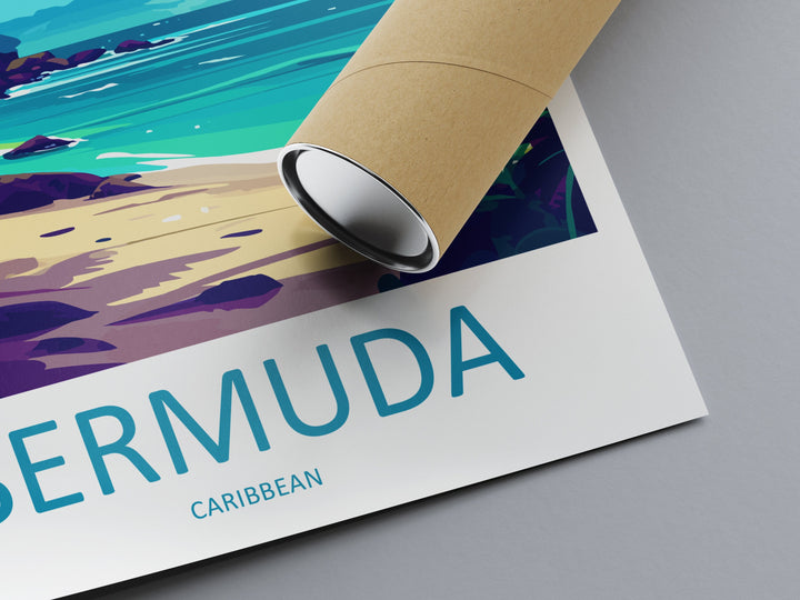 Bermuda Travel Print Wall Art Bermuda Wall Hanging Home Décor Bermuda Gift Art Lovers Wall Art Caribbean Travel Print Bermuda Decor